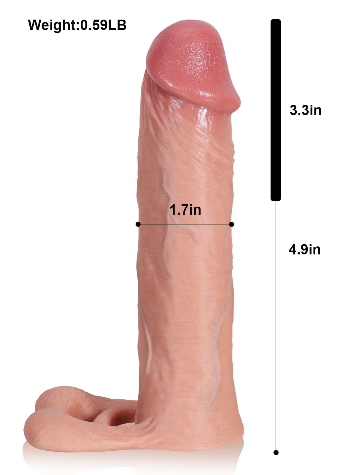 Realistic Dildo Sliding Skin Tech Huge Dildo – Micah