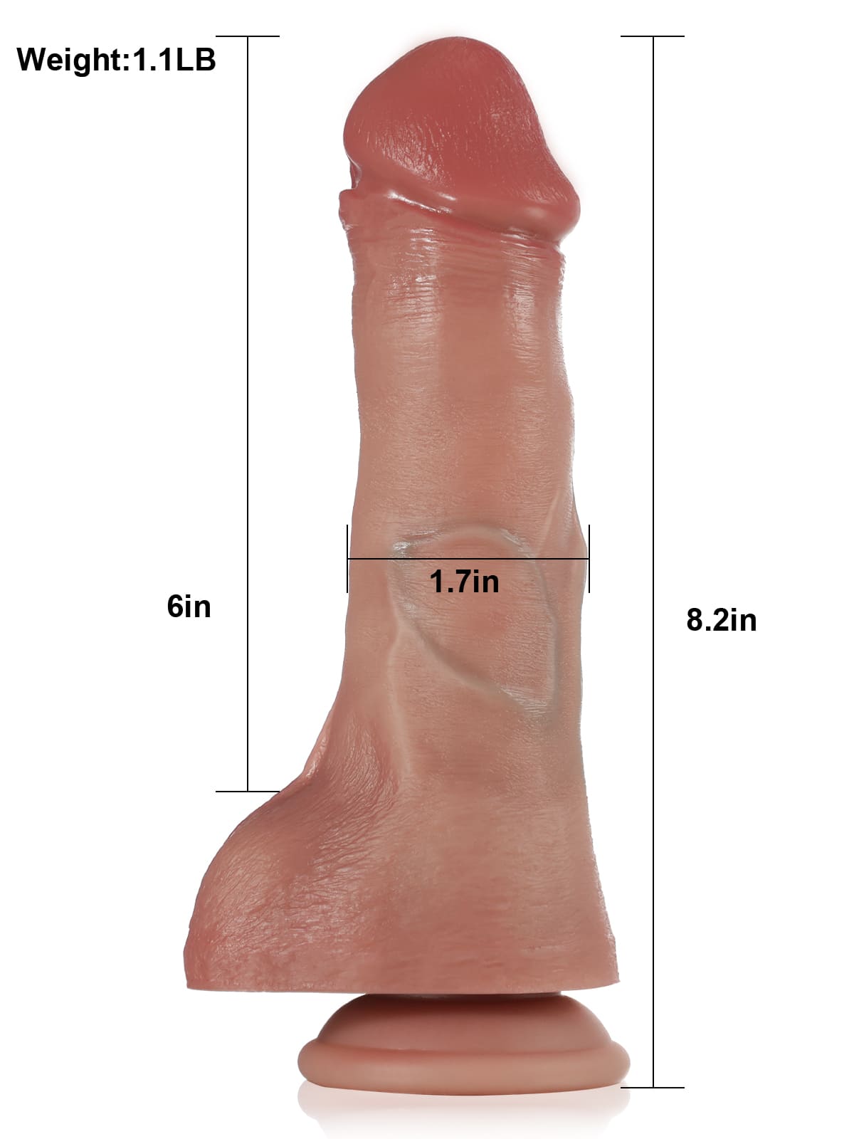 Realistic Dildo Sliding Skin Tech Huge Dildo – Pablo