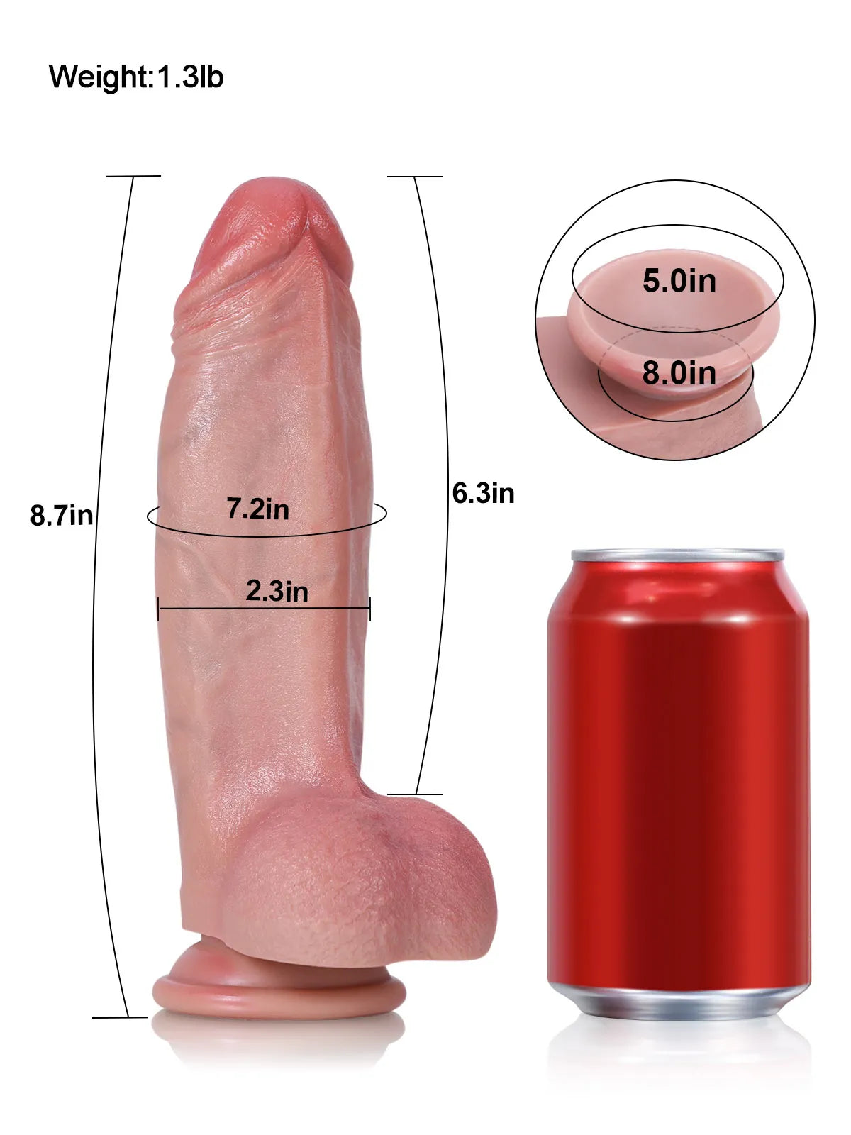 Realistic Dildo Sliding Skin Tech Huge Dildo – Kai