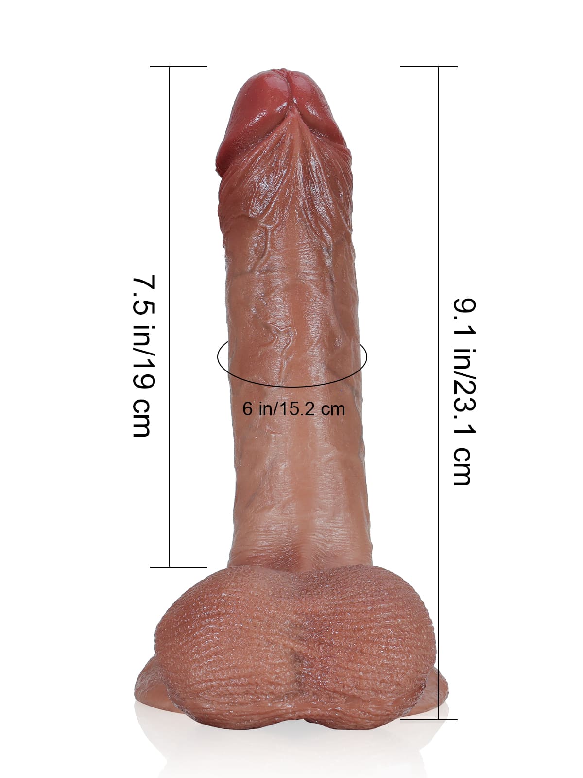 Realistic Dildo Sliding Skin Tech Huge Dildo – Thomas