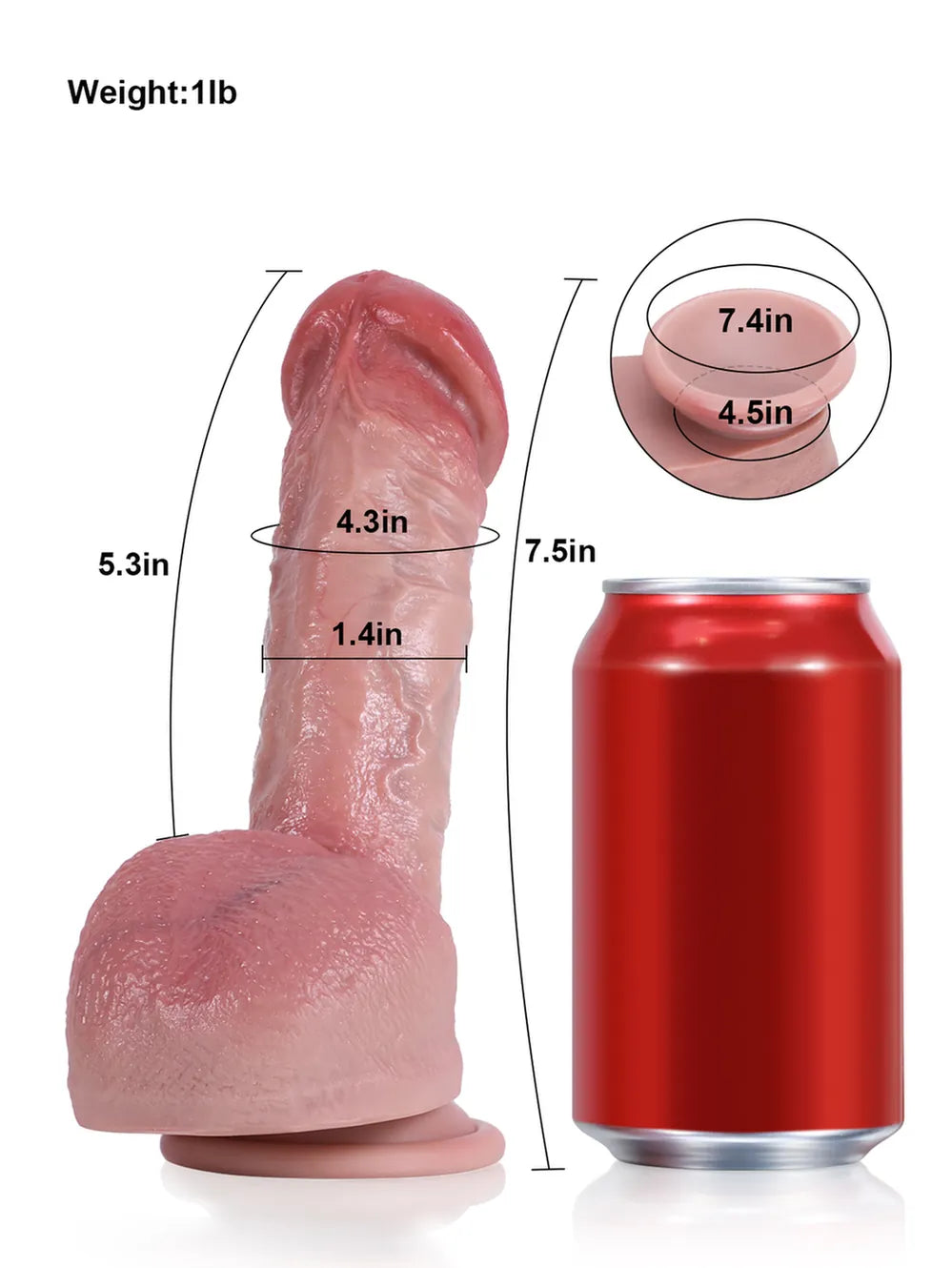 Realistic Dildo Sliding Skin Tech Huge Dildo – Milo