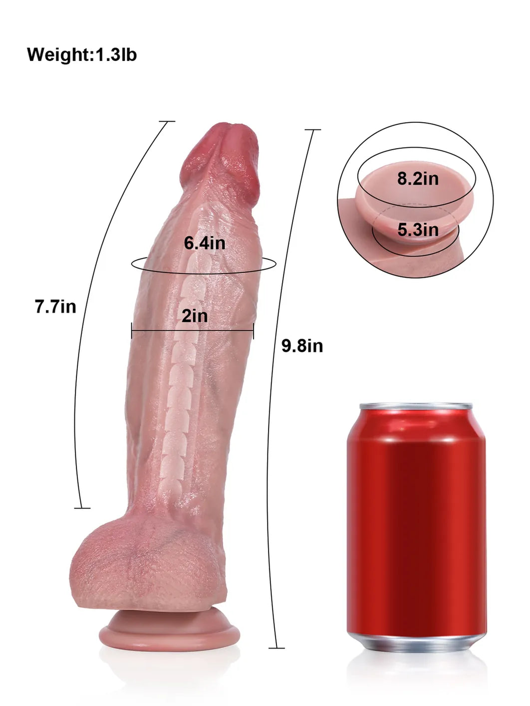 Realistic Dildo Sliding Skin Tech Huge Dildo – Willis