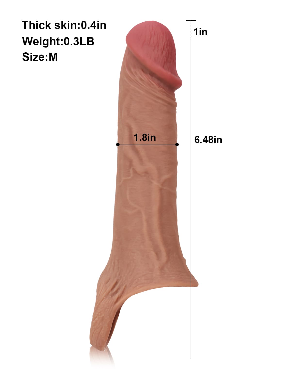 Realistic Dildo Sliding Skin Tech Huge Dildo – Quentin