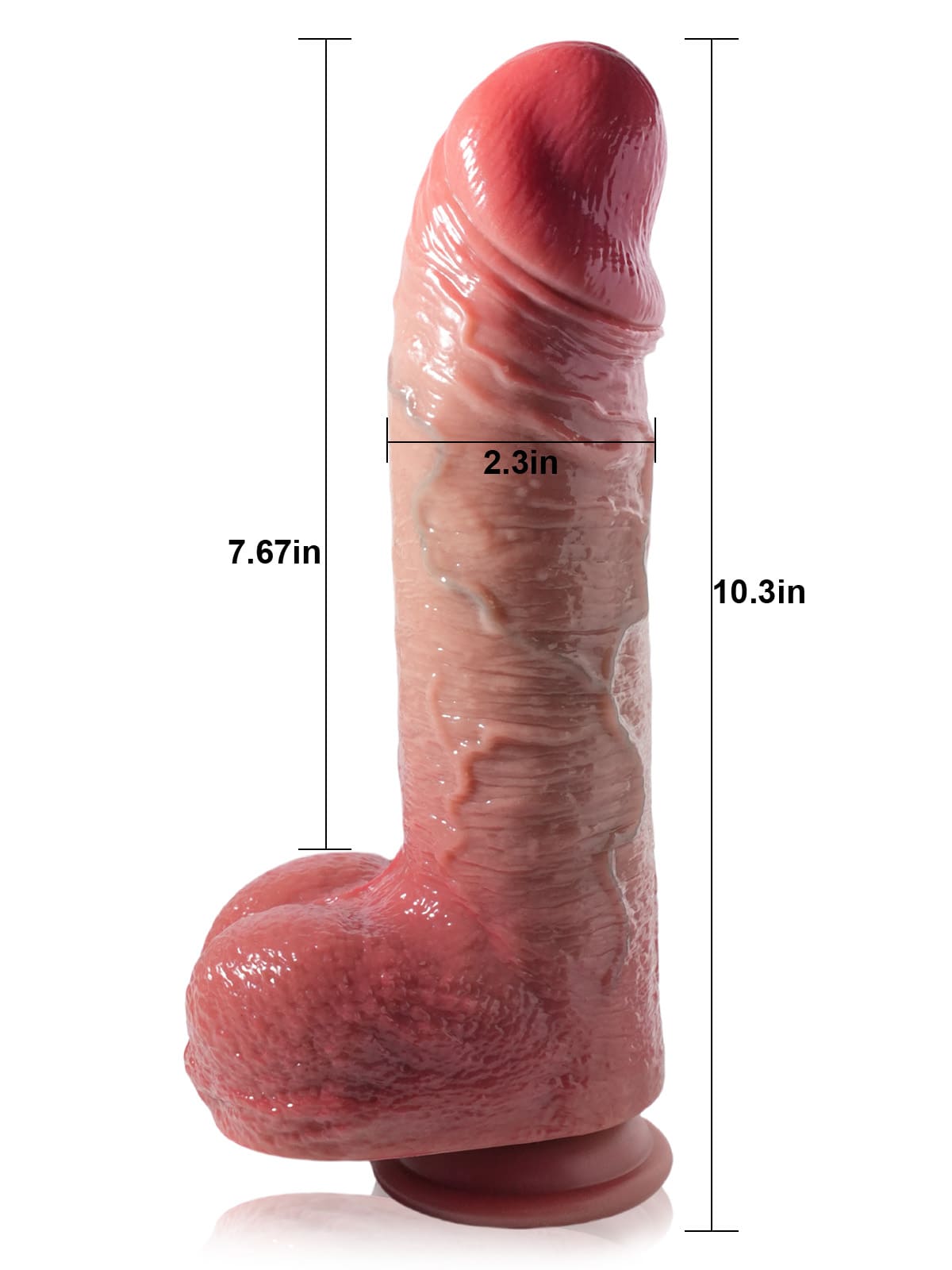 Realistic Dildo Sliding Skin Tech Huge Dildo – Nolan