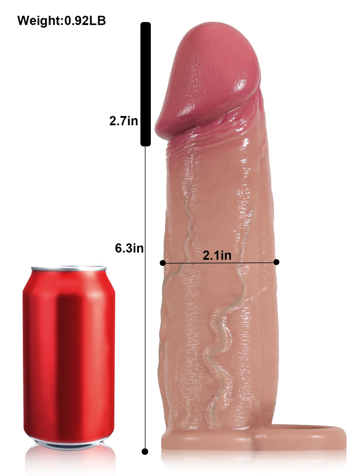 Realistic Dildo Sliding Skin Tech Huge Dildo – Glenn