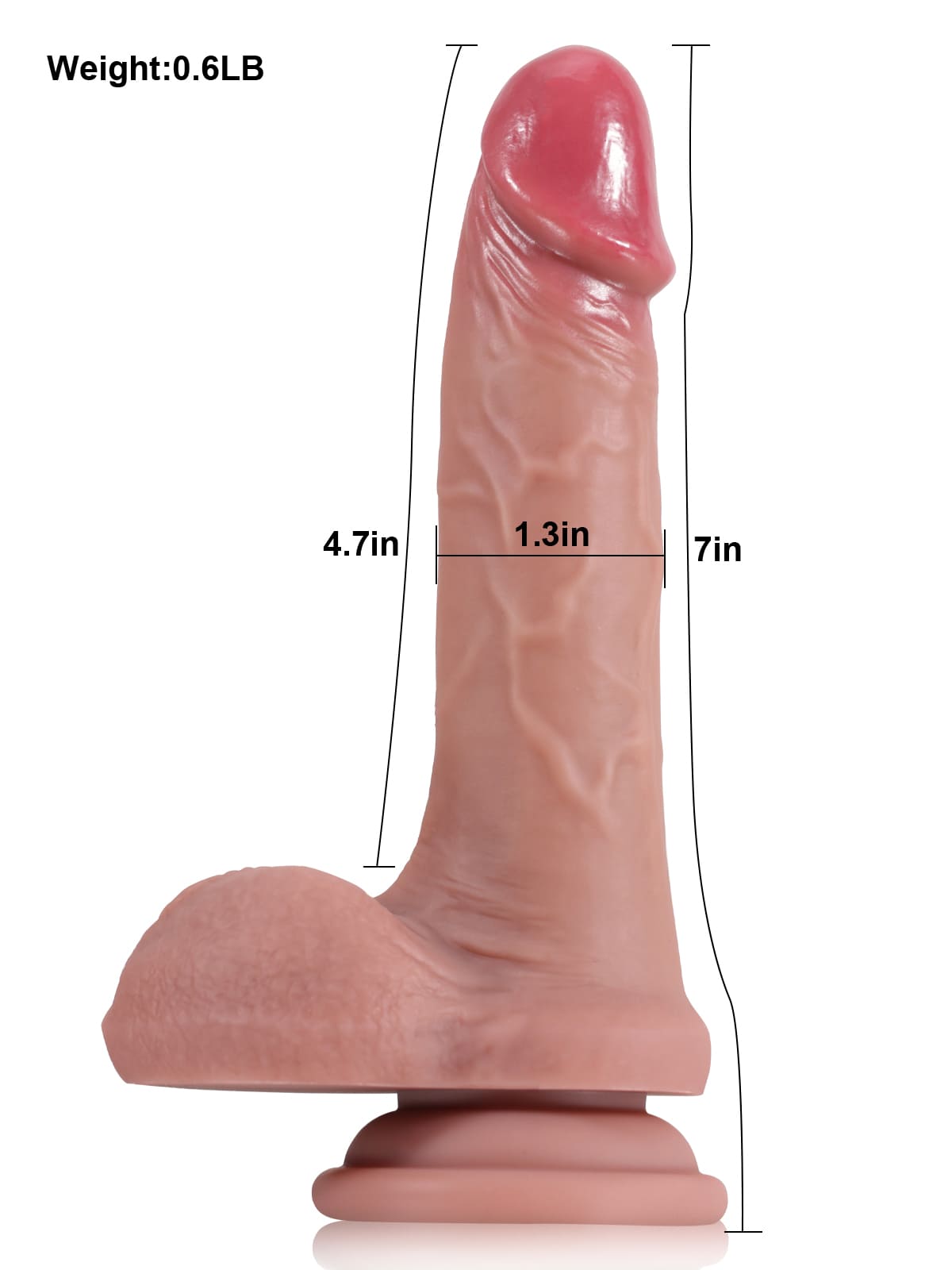 Realistic Dildo Sliding Skin Tech Huge Dildo – Gabriel