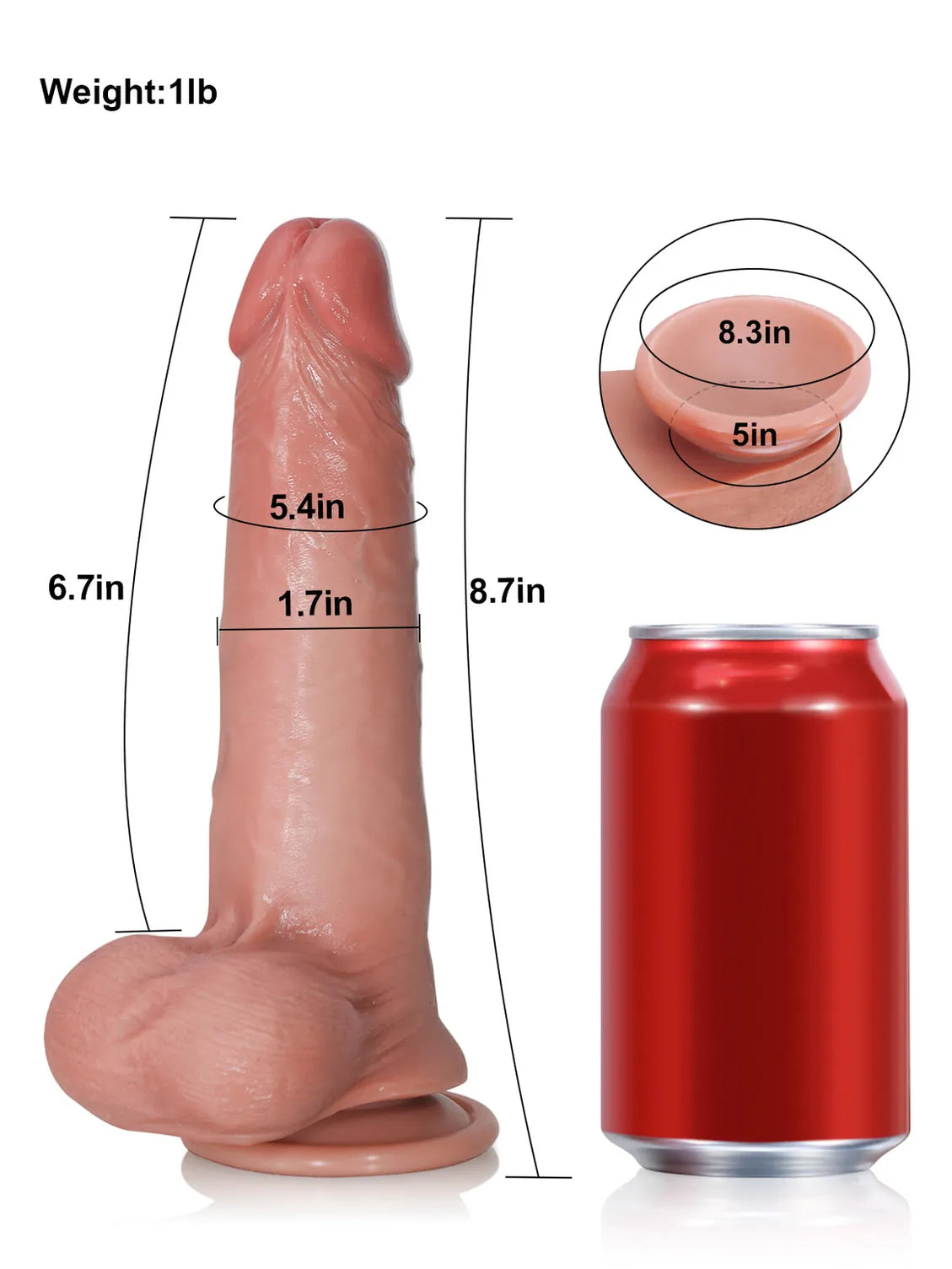 Realistic Dildo Sliding Skin Tech Huge Dildo – Rocco