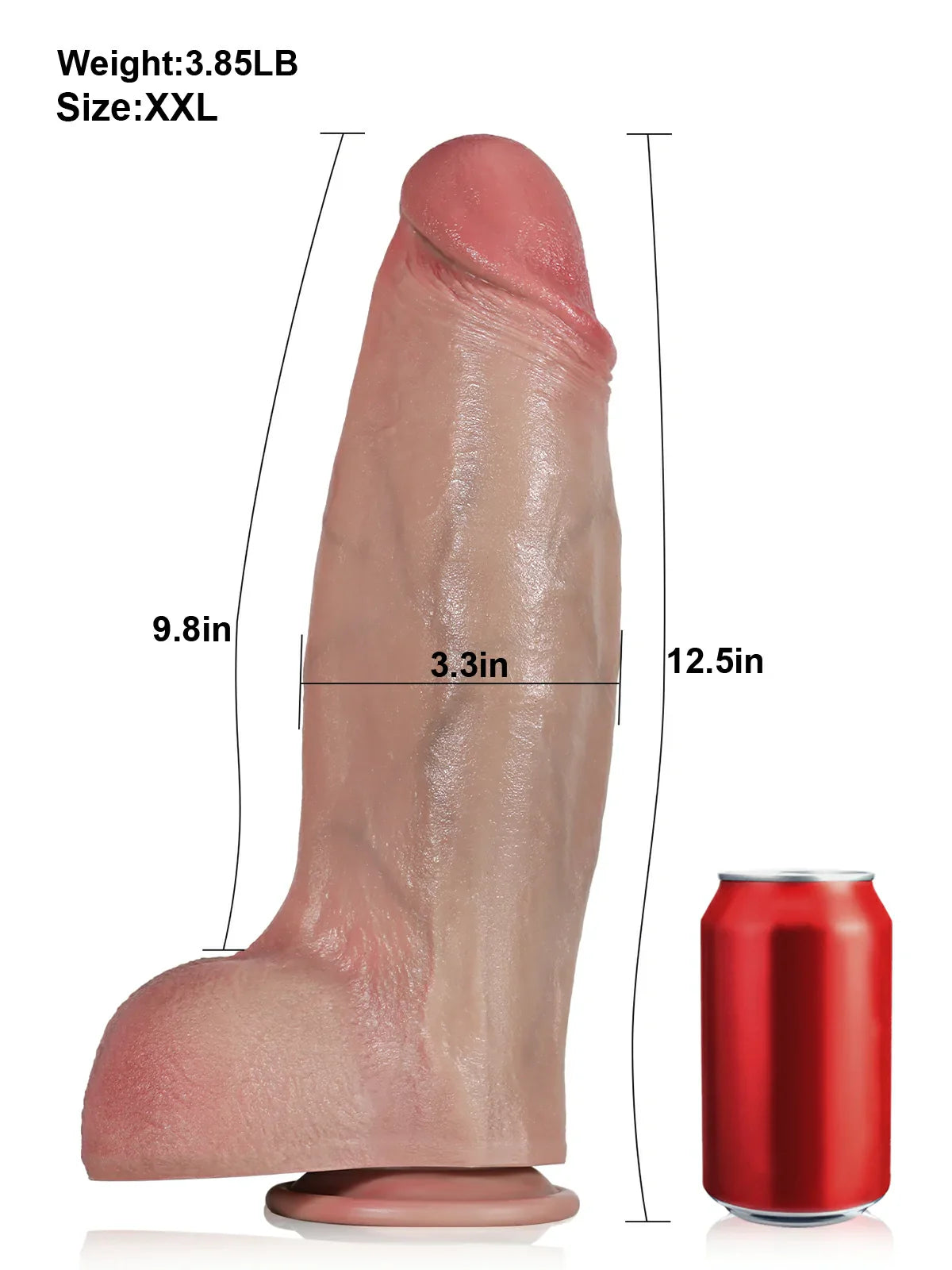 Realistic Dildo Sliding Skin Tech Huge Dildo – Morris