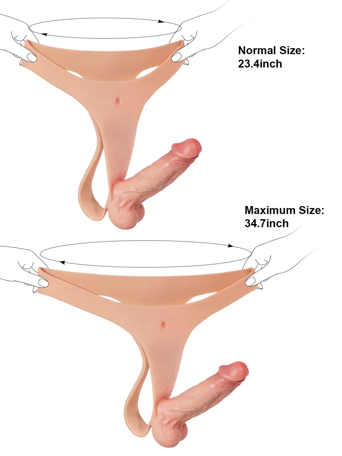 Realistic Dildo Sliding Skin Tech Huge Dildo – Elijah