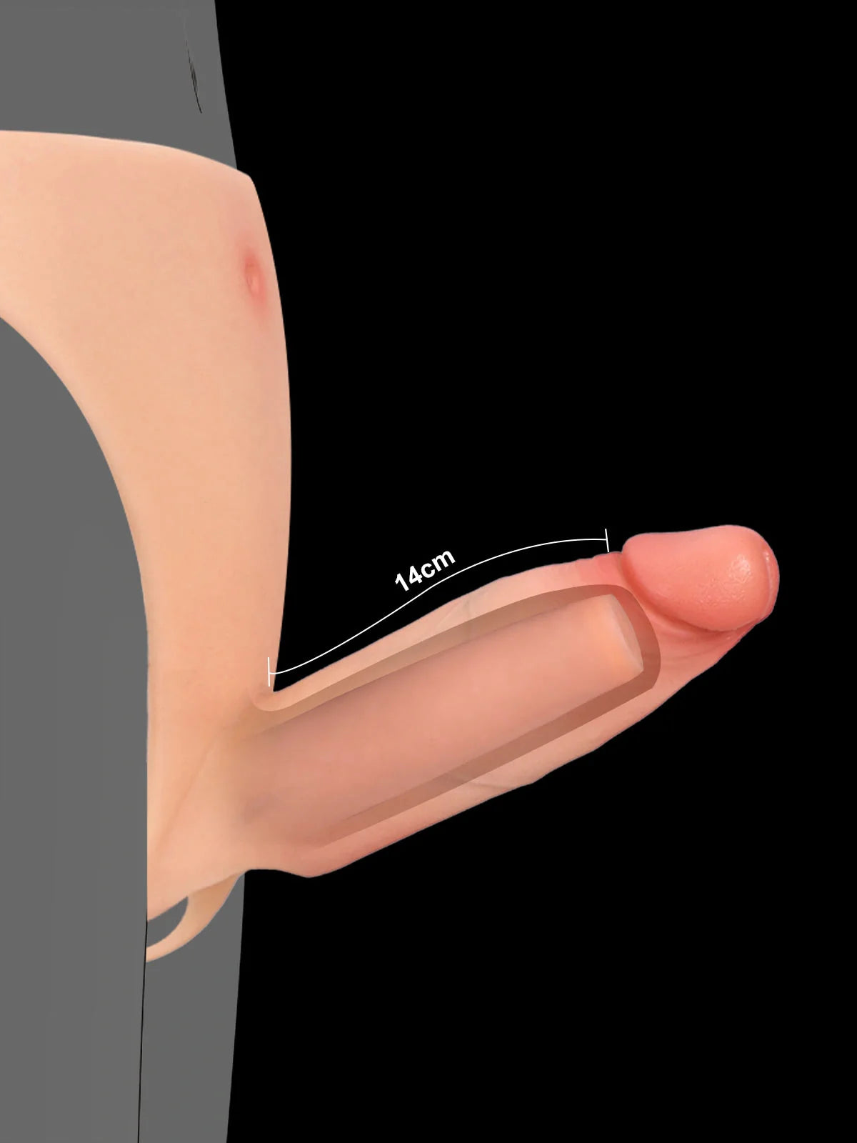 Realistic Dildo Sliding Skin Tech Huge Dildo – Devin