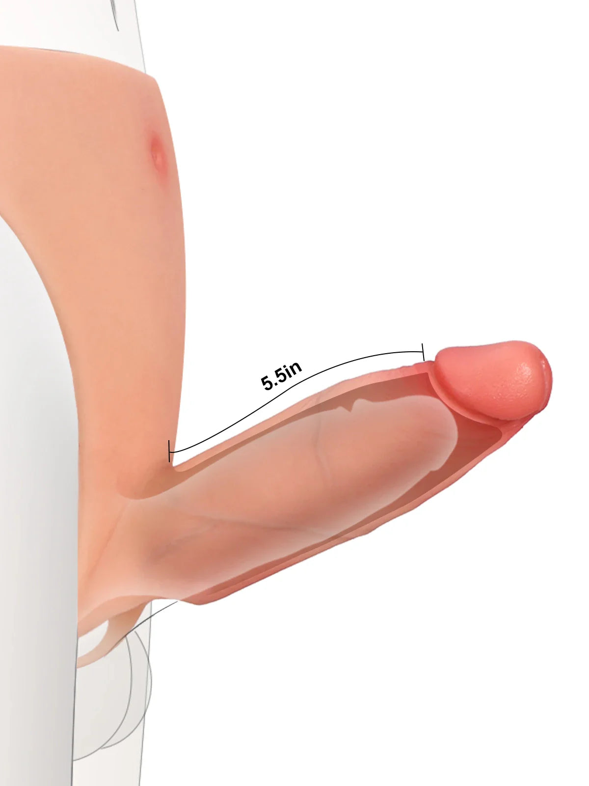 Realistic Dildo Sliding Skin Tech Huge Dildo – Devin