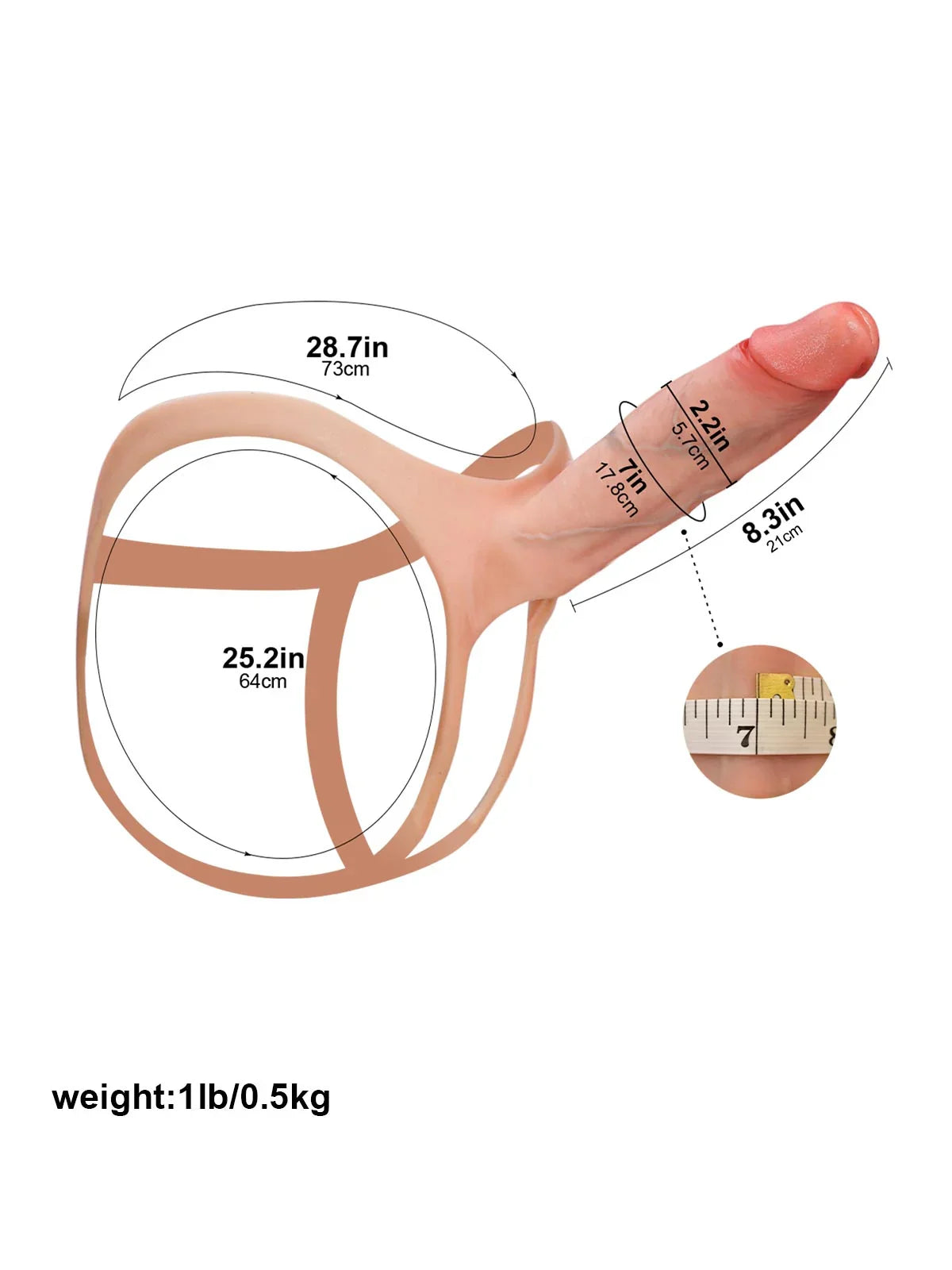 Realistic Dildo Sliding Skin Tech Huge Dildo – Shaun
