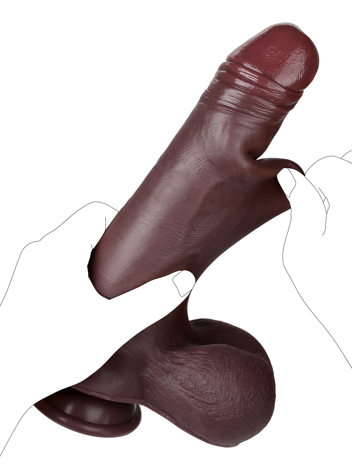 Realistic Dildo Sliding Skin Tech Huge Dildo – Wilbur