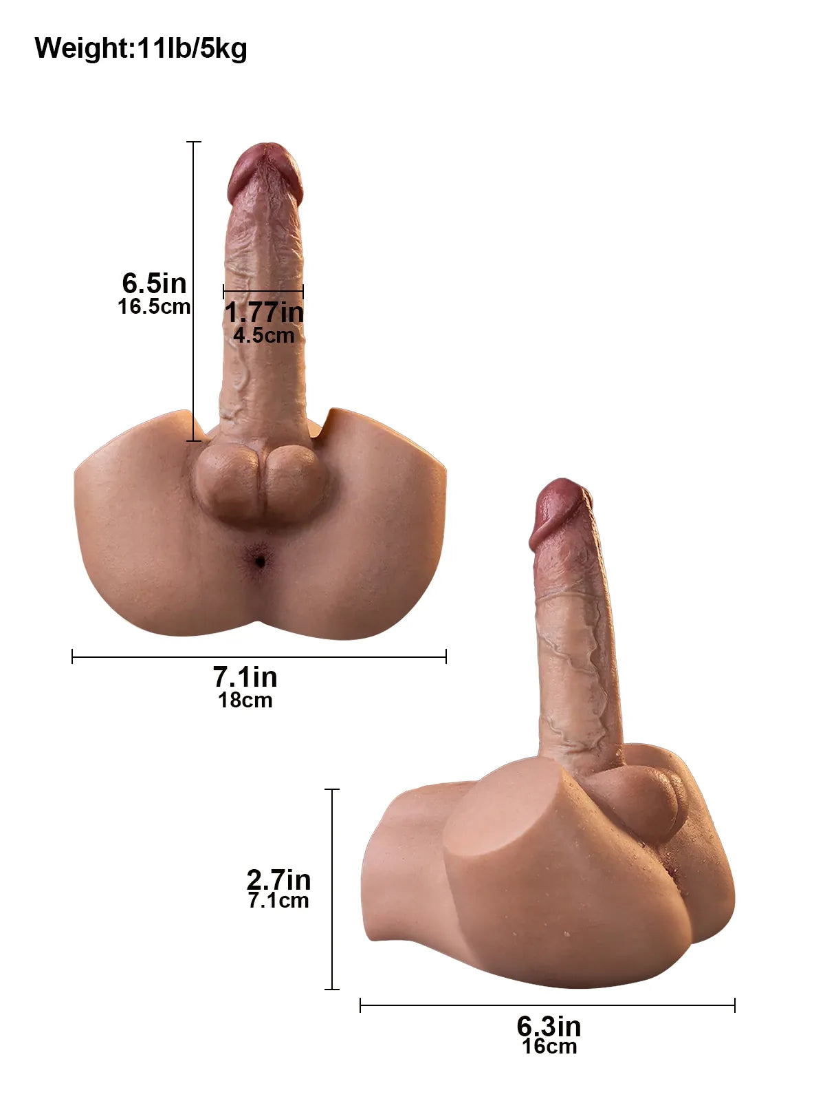Realistic Dildo Sliding Skin Tech Huge Dildo – Humphrey