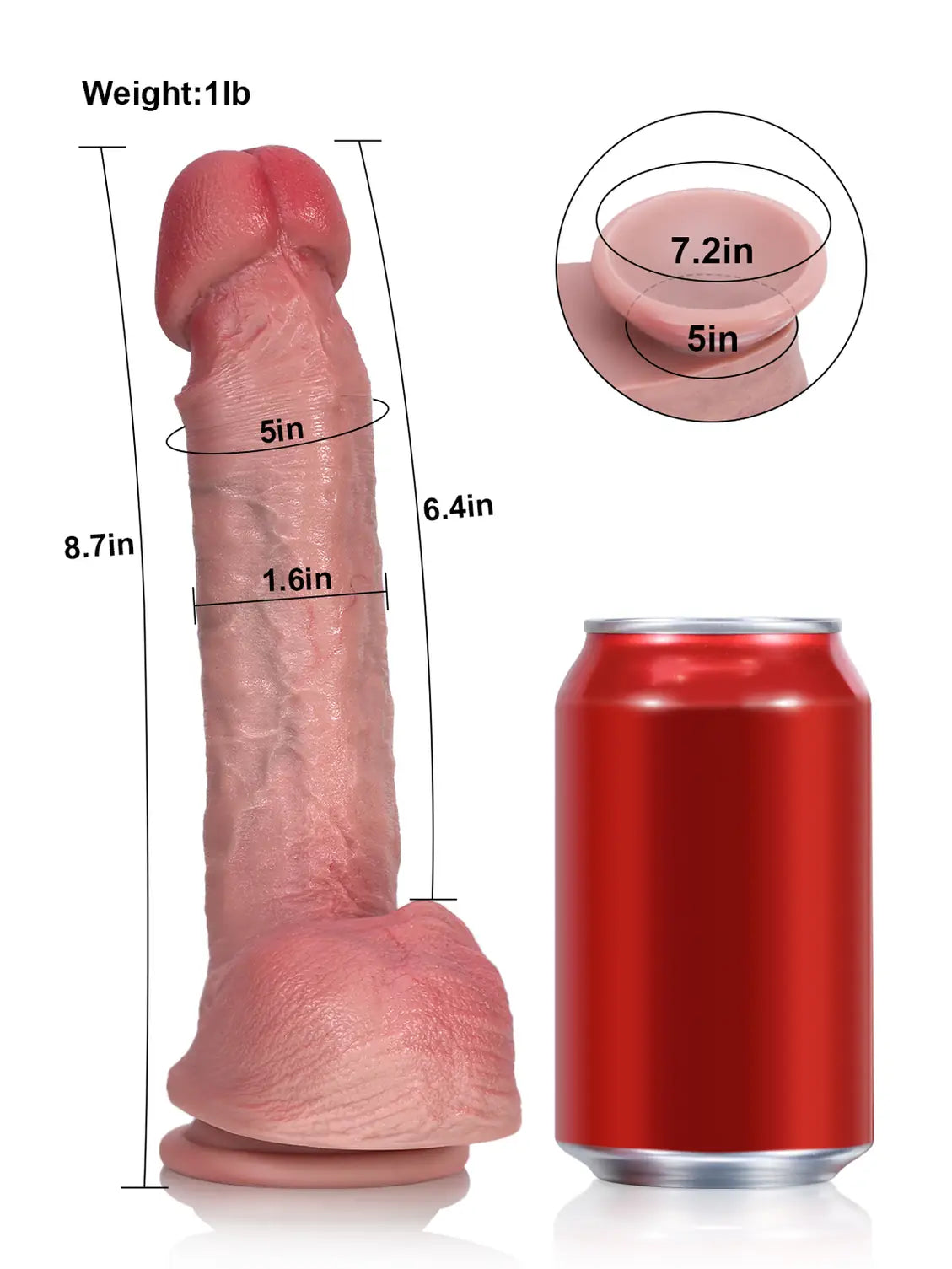 Realistic Dildo Sliding Skin Tech Huge Dildo – Nigel