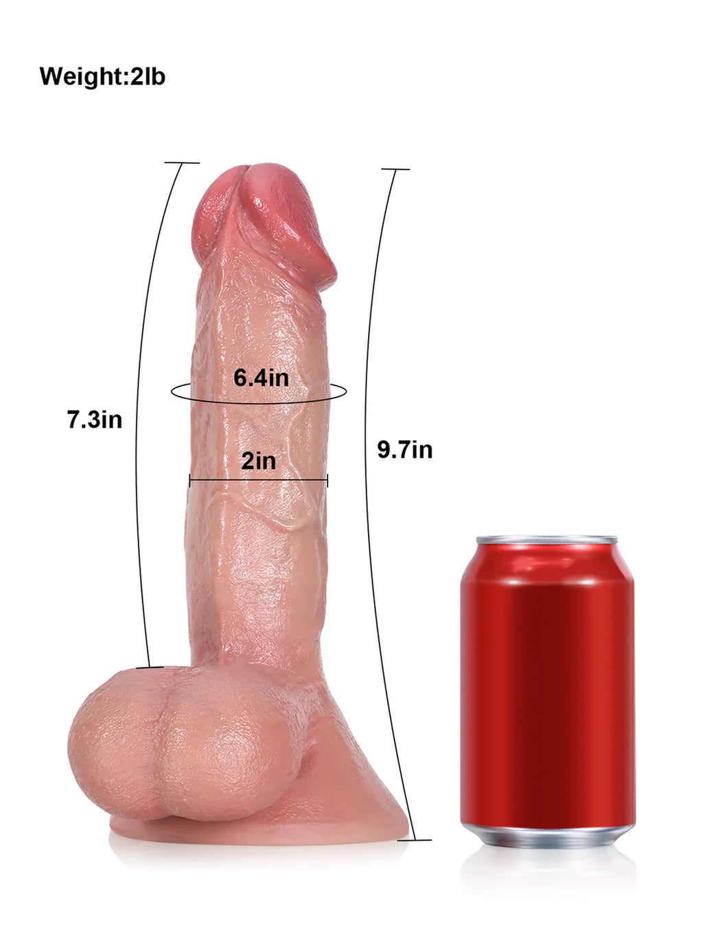Realistic Dildo Sliding Skin Tech Huge Dildo – Sidney