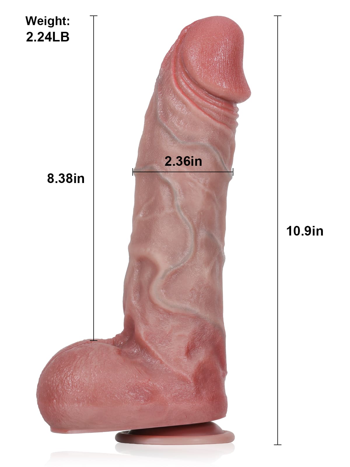 Realistic Dildo Sliding Skin Tech Huge Dildo – Walter