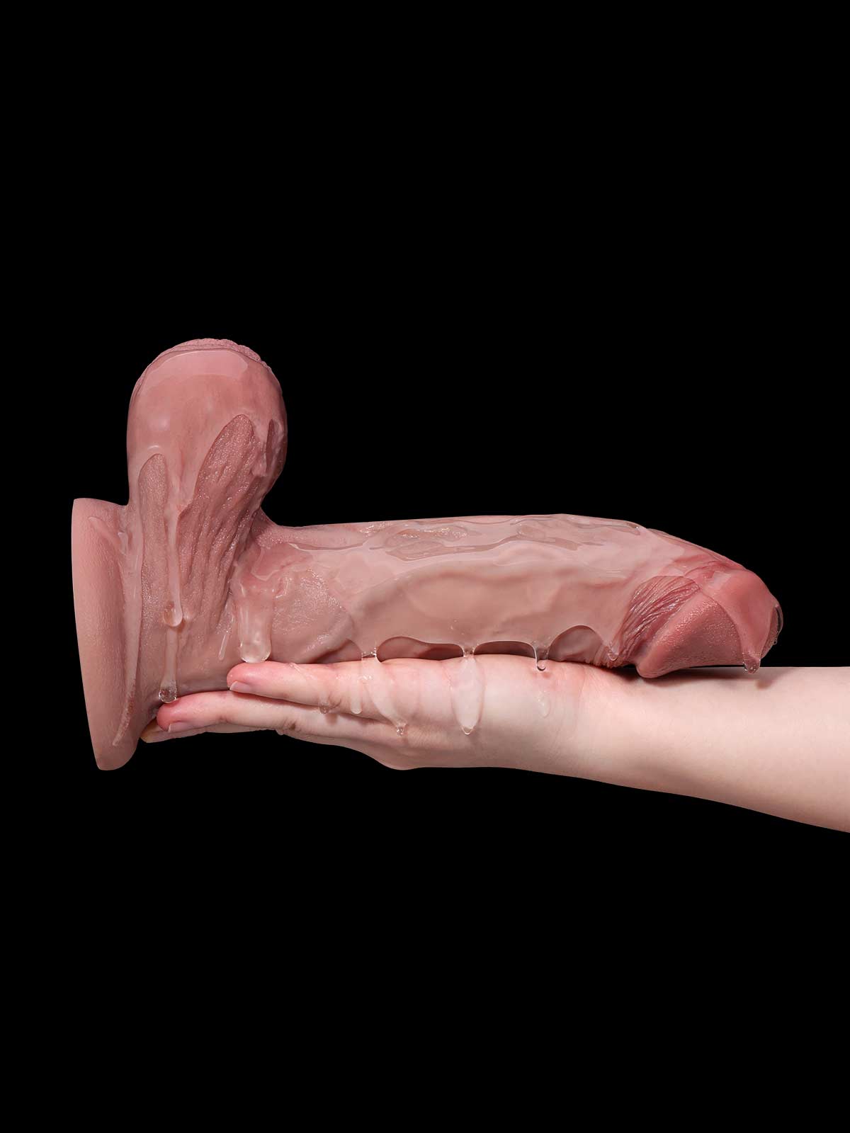 9.4" Flesh Thick Realistic Silicone Dildo — Body-Safe & Strong Suction
