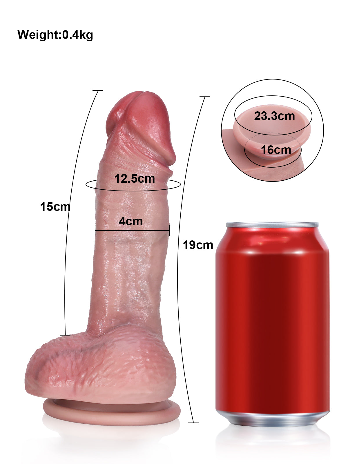 Sullivan | 7.5" x 1.6" Softest Flesh Like Dildo Small Realistic Dildos