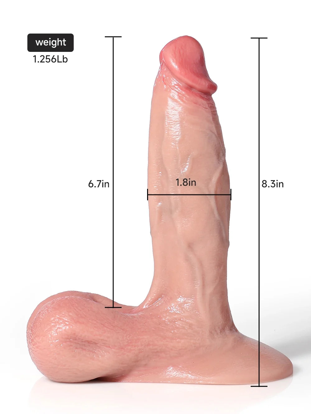 8.3" Lifelike Hot Triple Density Realistic Dildo