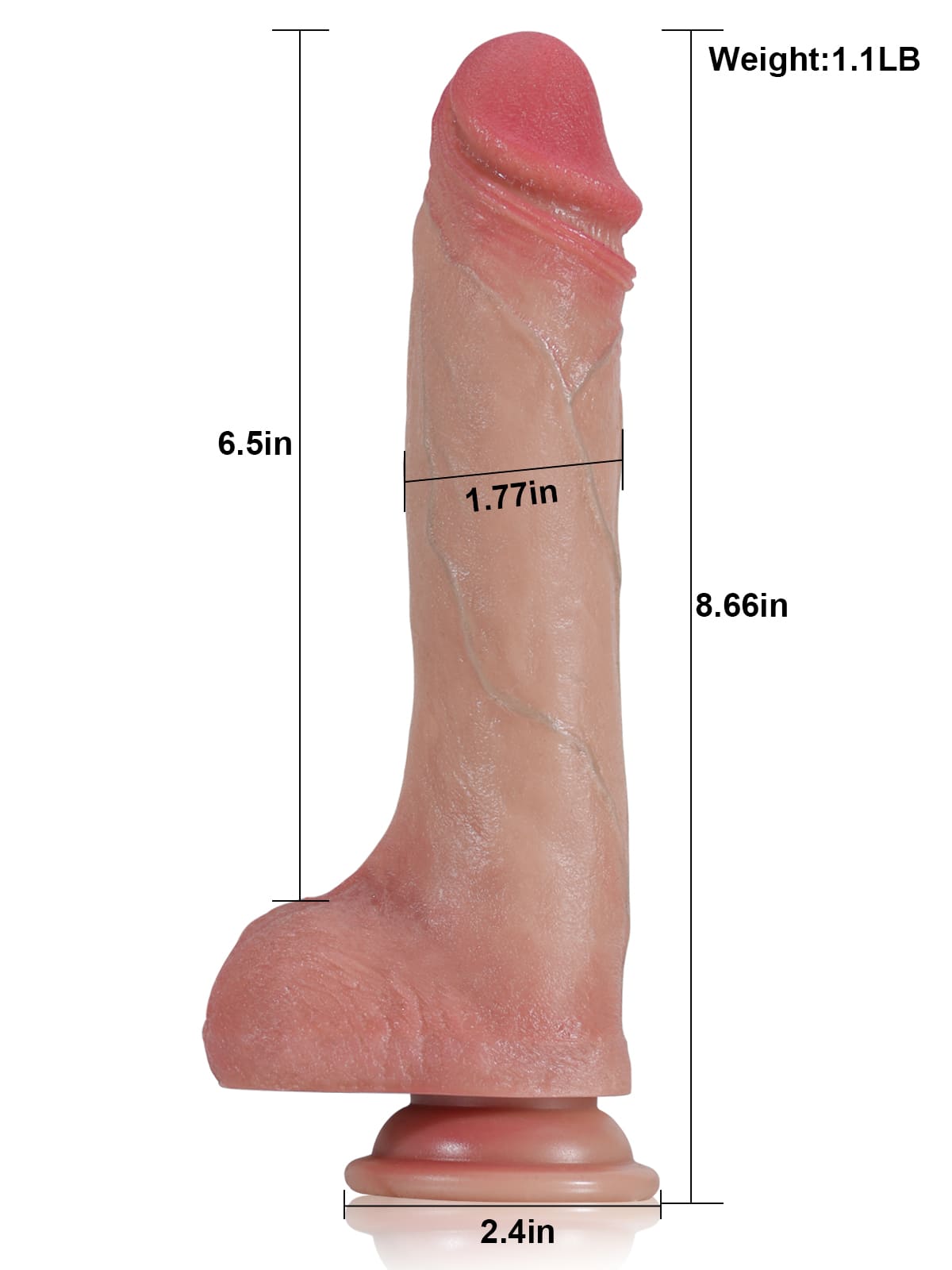 Realistic Dildo Sliding Skin Tech Huge Dildo – Layton
