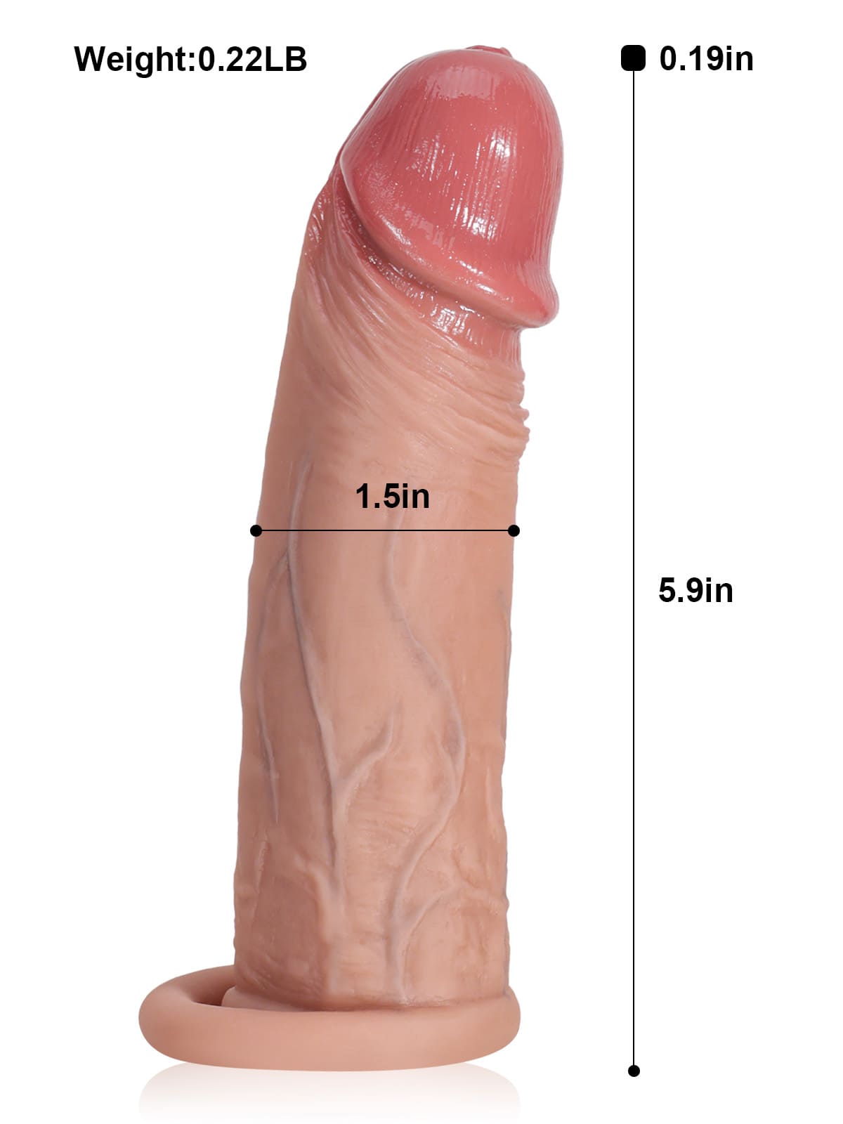 Realistic Dildo Sliding Skin Tech Huge Dildo – Foster