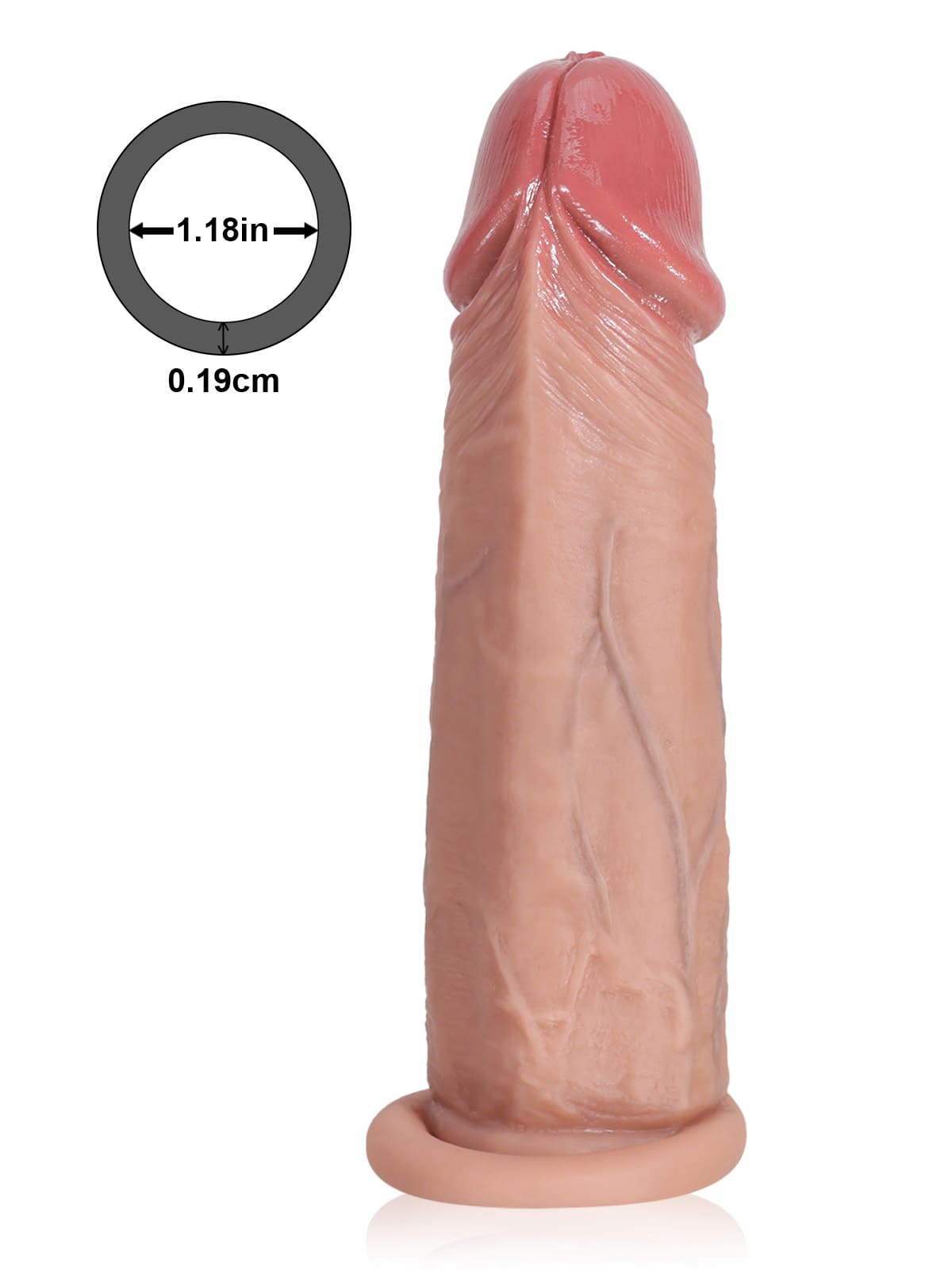 Realistic Dildo Sliding Skin Tech Huge Dildo – Foster