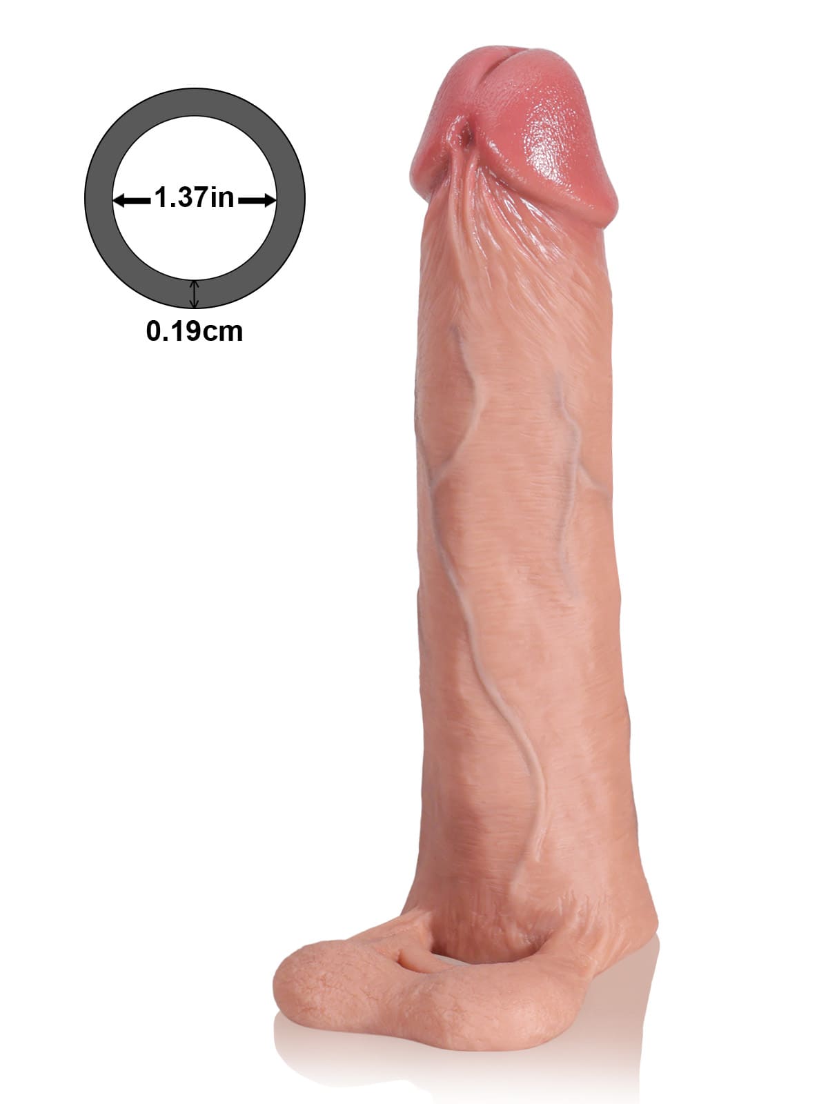 Realistic Dildo Sliding Skin Tech Huge Dildo – Micah