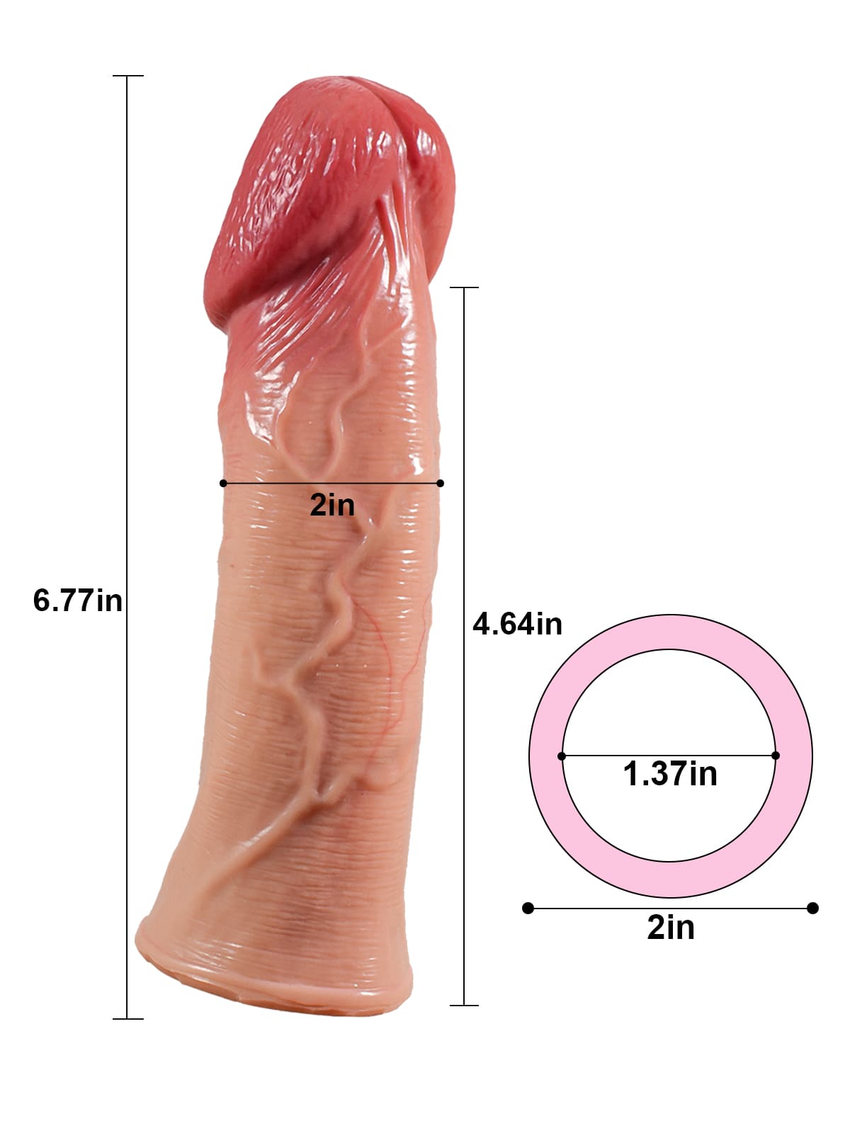 Realistic Dildo Sliding Skin Tech Huge Dildo – Waylon