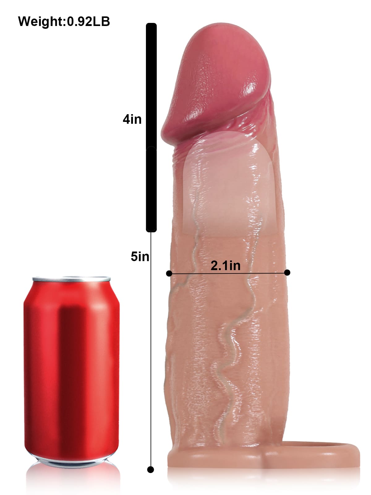 Realistic Dildo Sliding Skin Tech Huge Dildo – Glenn