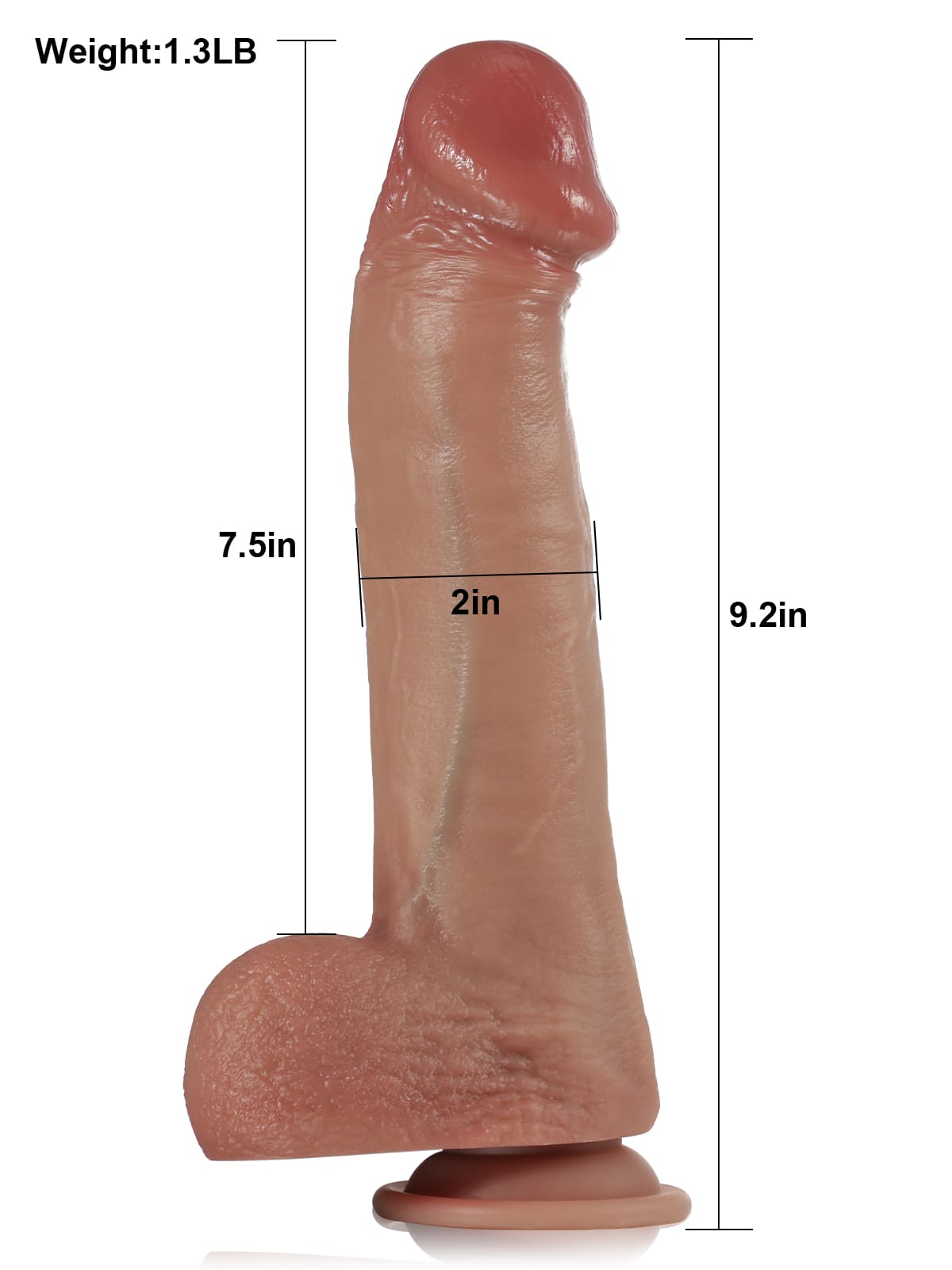 Realistic Dildo Sliding Skin Tech Huge Dildo – Isaiah