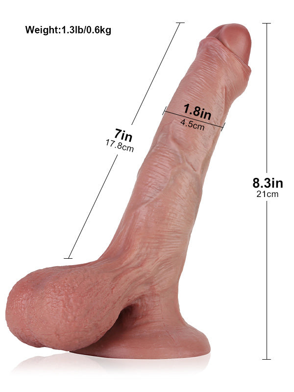 Realistic Dildo Sliding Skin Tech Huge Dildo – Trace