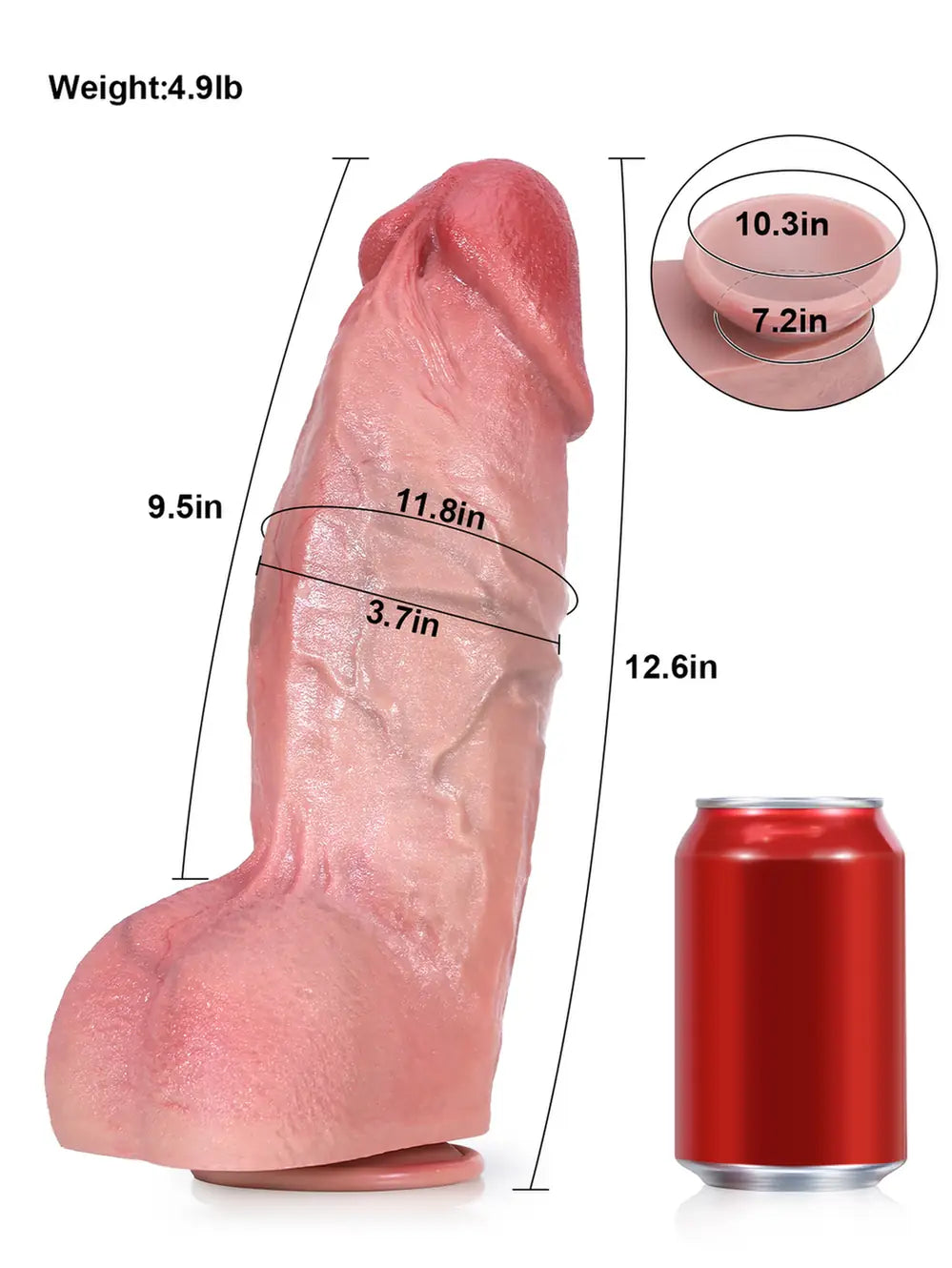 Realistic Dildo Sliding Skin Tech Huge Dildo – Jaylen