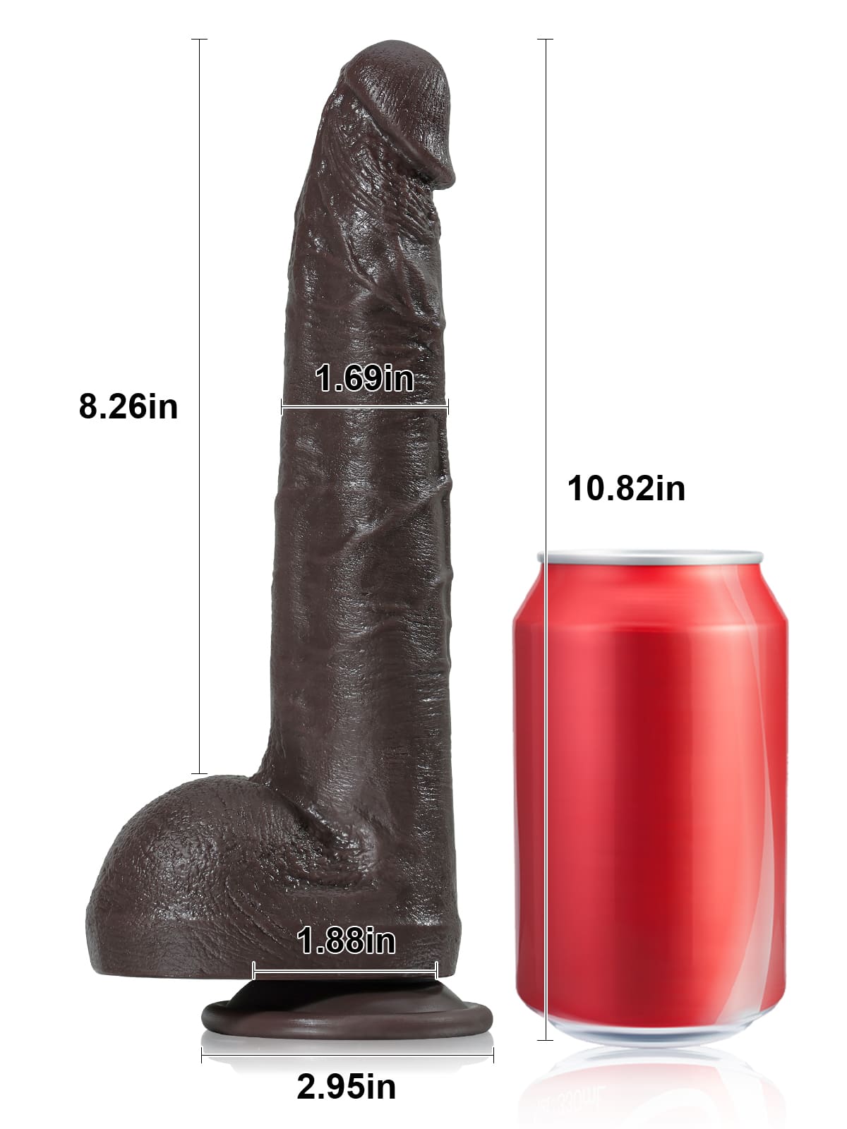 Realistic Dildo Sliding Skin Tech Huge Dildo – Alec
