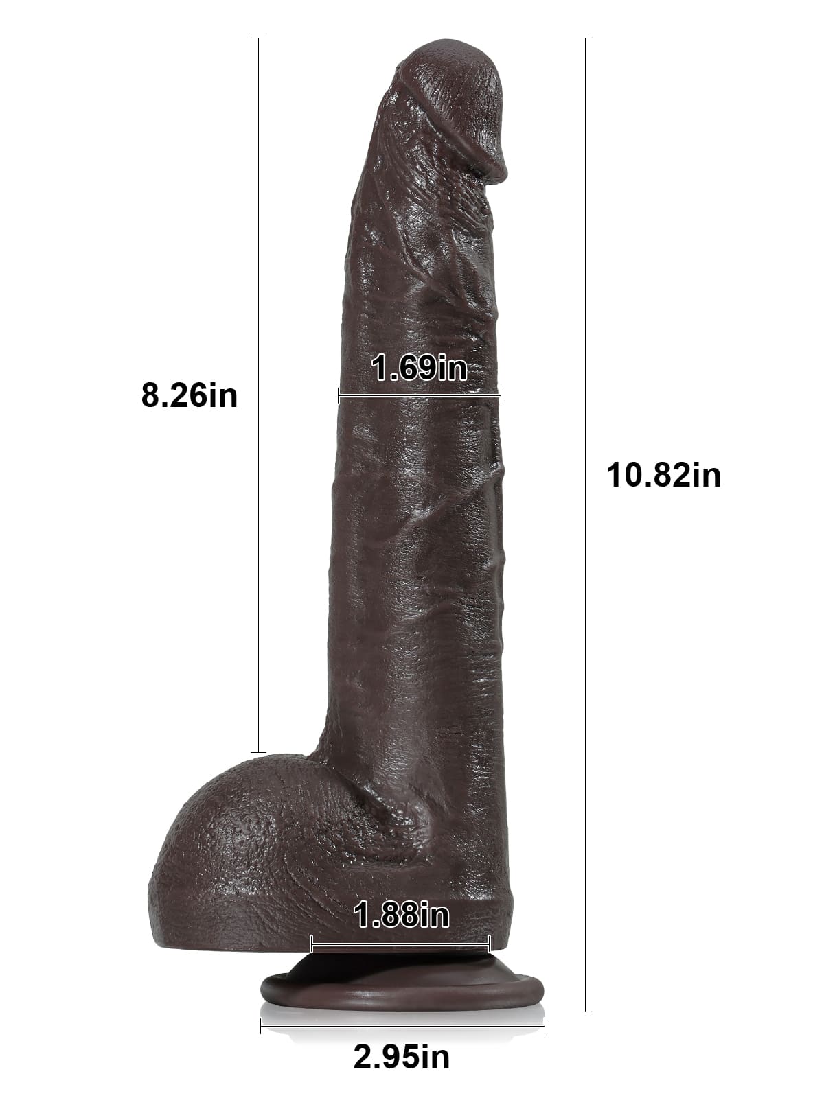 Realistic Dildo Sliding Skin Tech Huge Dildo – Alec