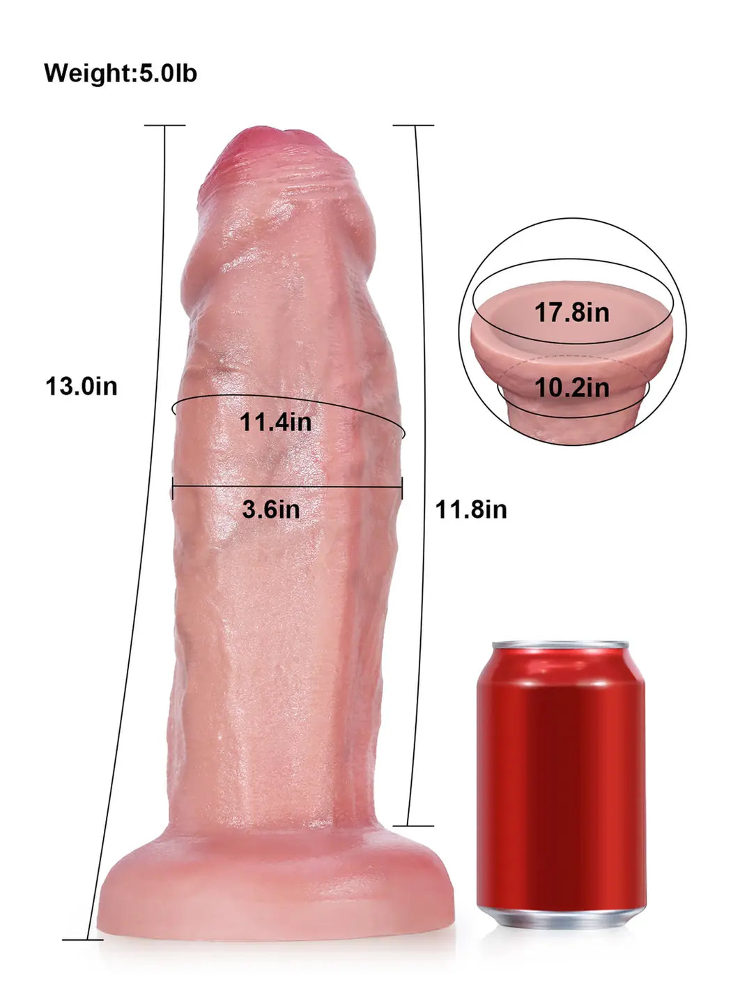 Realistic Dildo Sliding Skin Tech Huge Dildo – Marvin