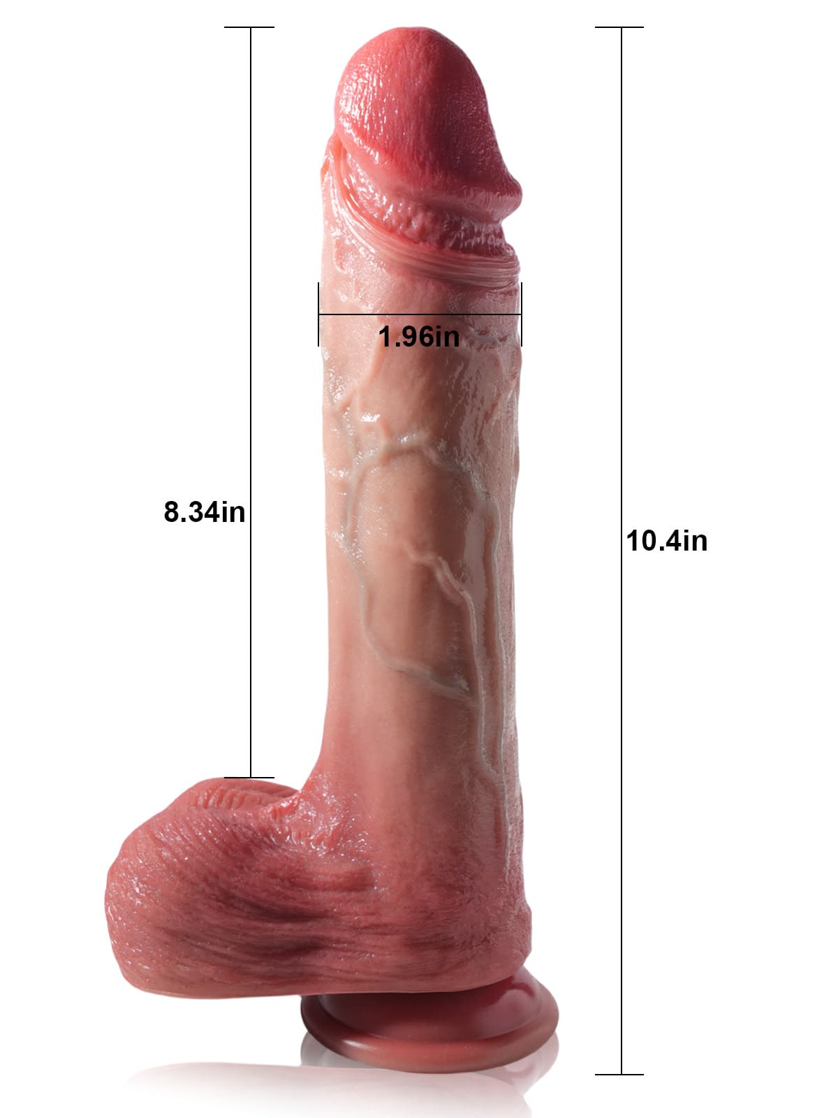 Realistic Dildo Sliding Skin Tech Huge Dildo – Xander
