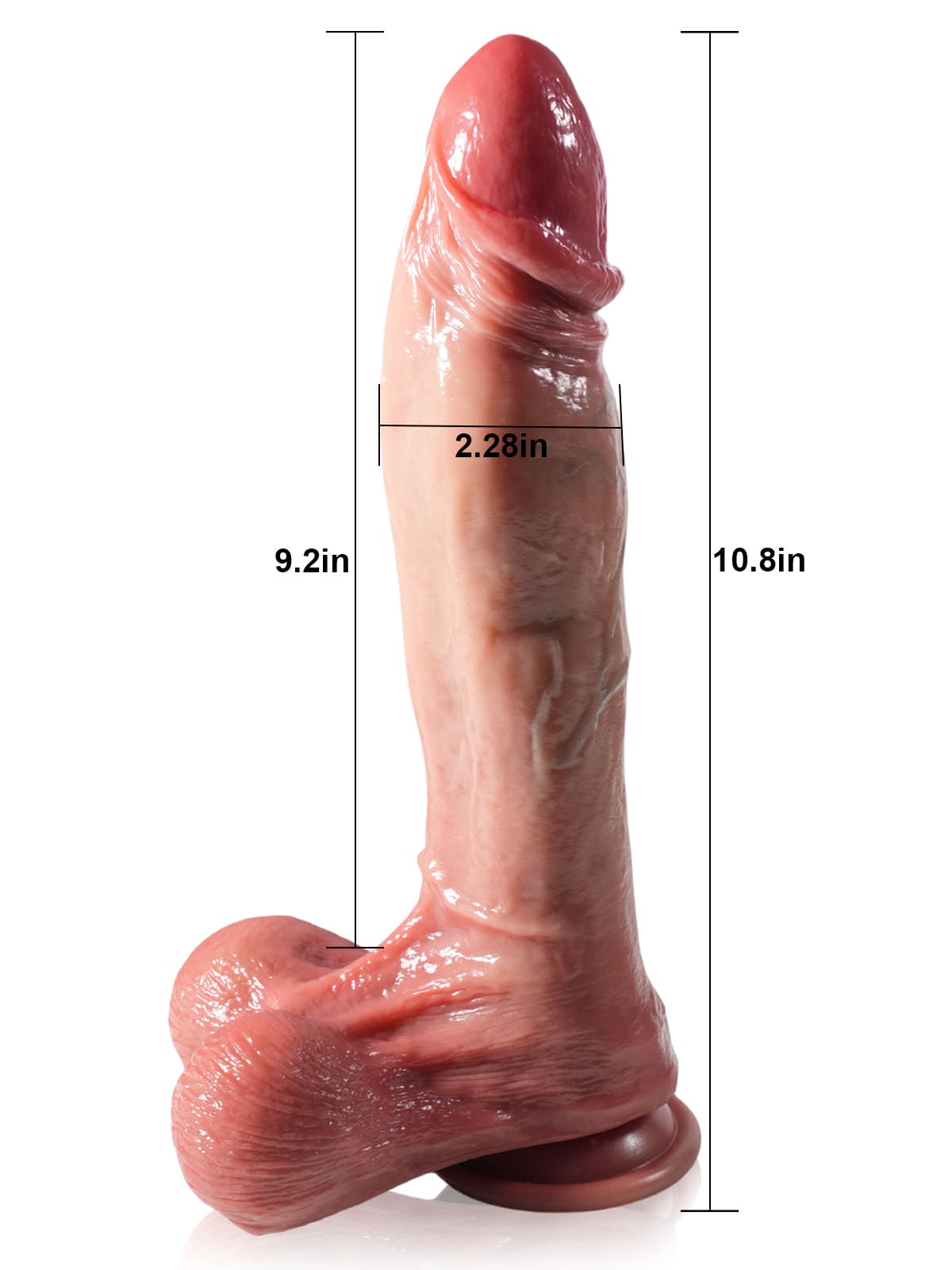Realistic Dildo Sliding Skin Tech Huge Dildo – Luca