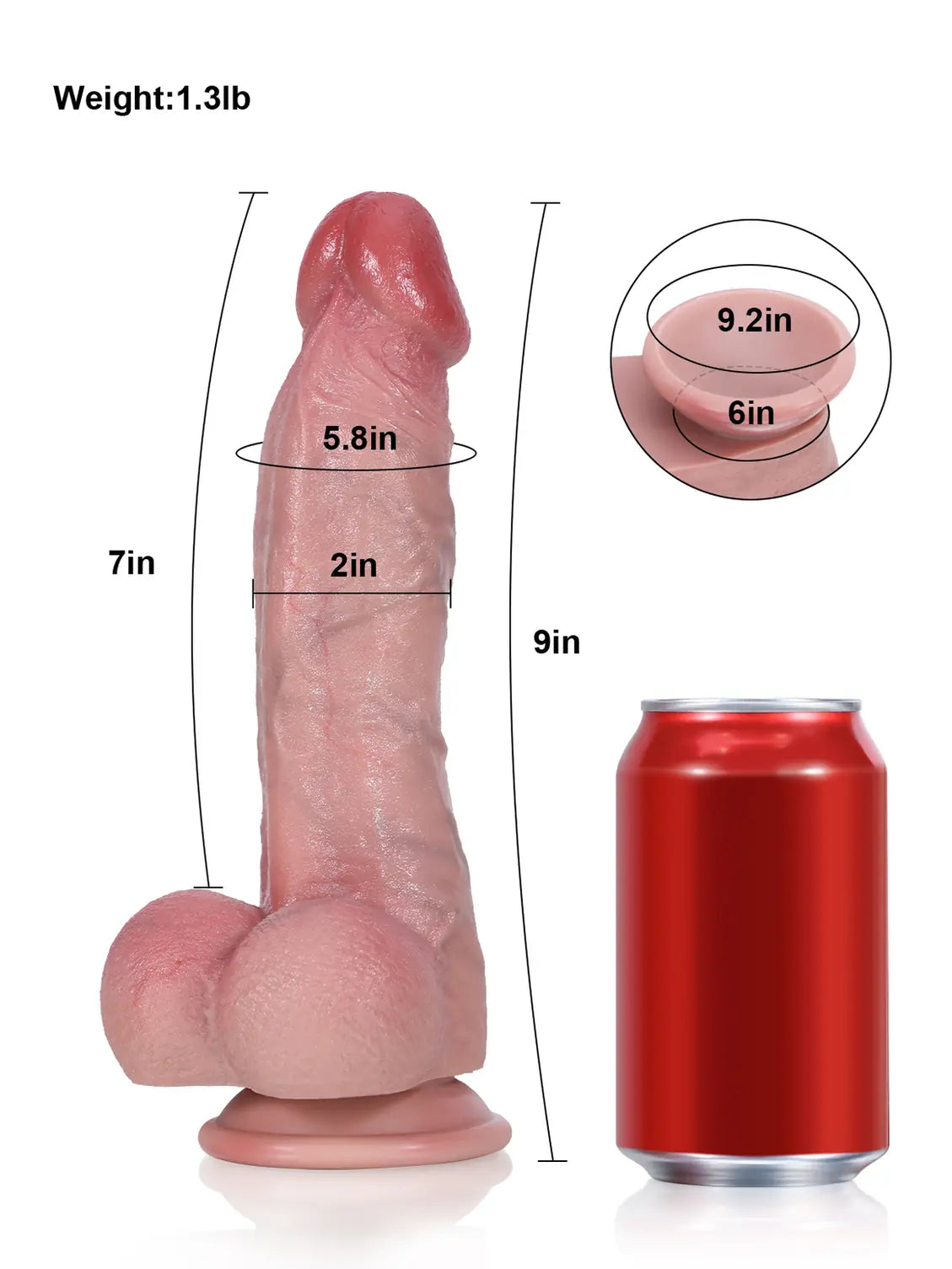 Realistic Dildo Sliding Skin Tech Huge Dildo – Gregory