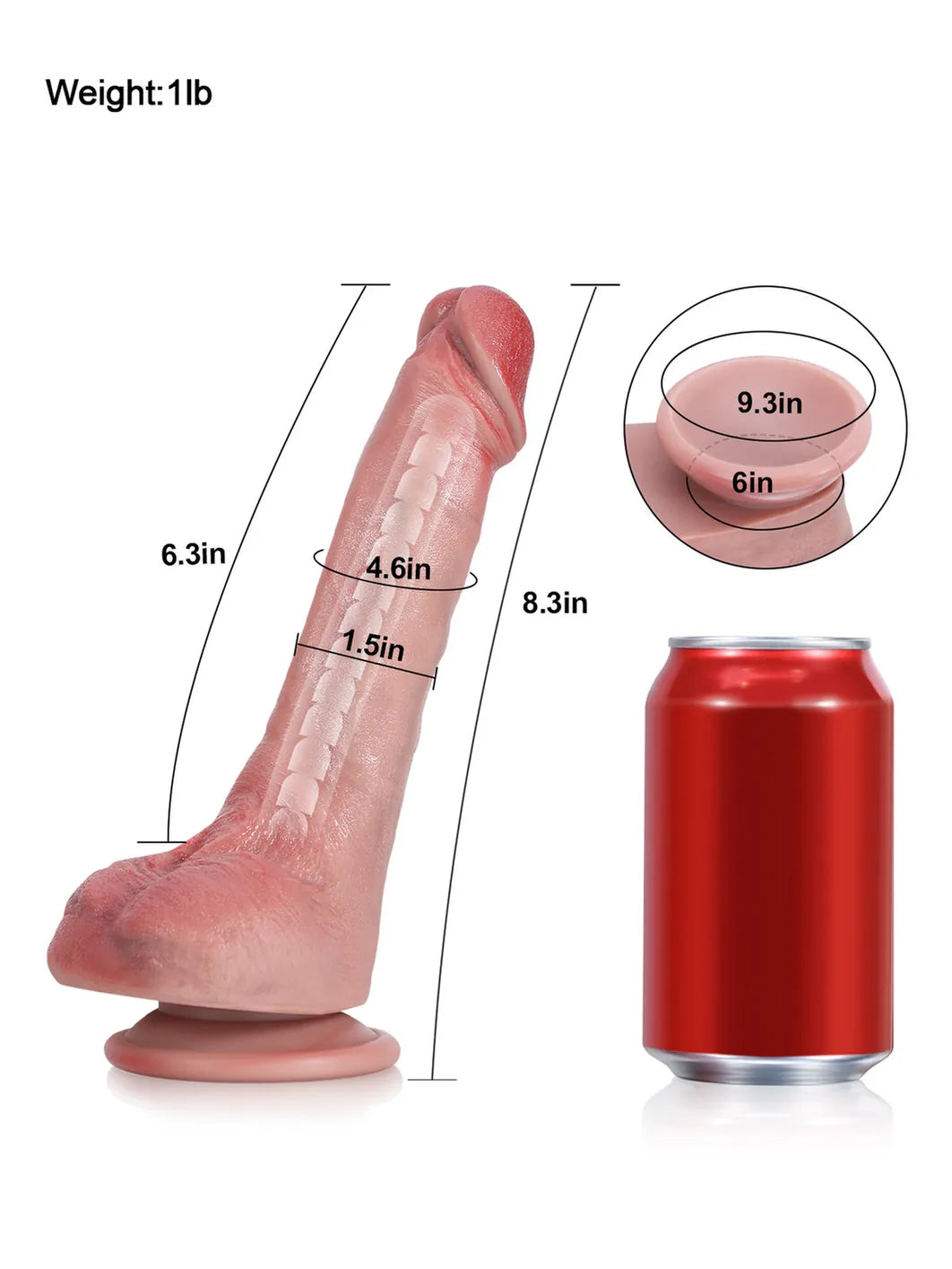 Realistic Dildo Sliding Skin Tech Huge Dildo – Colby