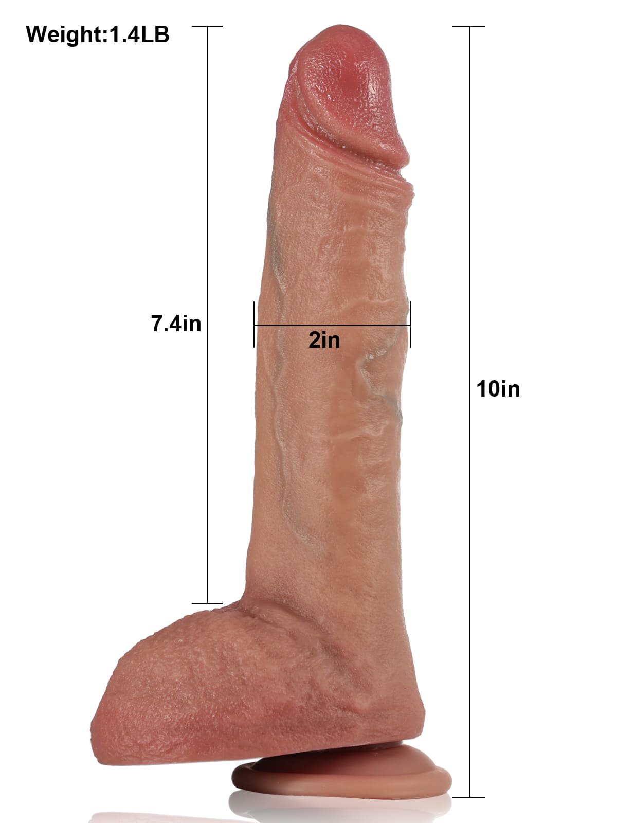 Realistic Dildo Sliding Skin Tech Huge Dildo – Terrence