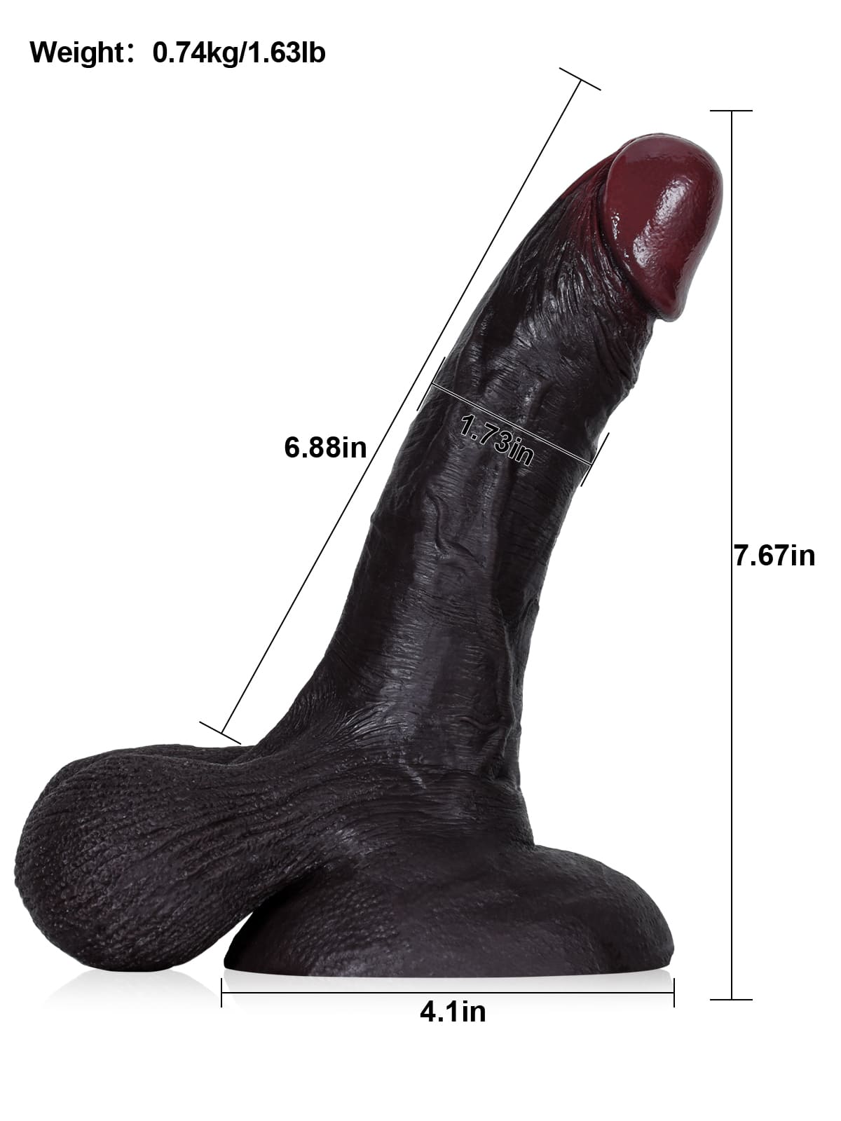 Realistic Dildo Sliding Skin Tech Huge Dildo – Rex