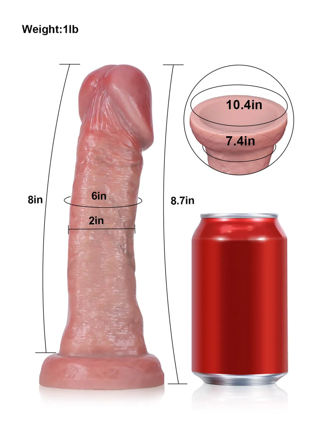 Realistic Dildo Sliding Skin Tech Huge Dildo – Ruben