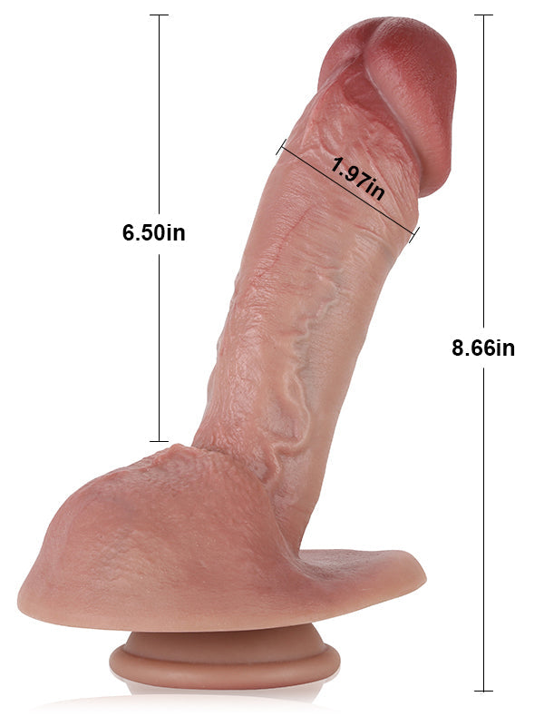 Realistic Dildo Sliding Skin Tech Huge Dildo – Leopold