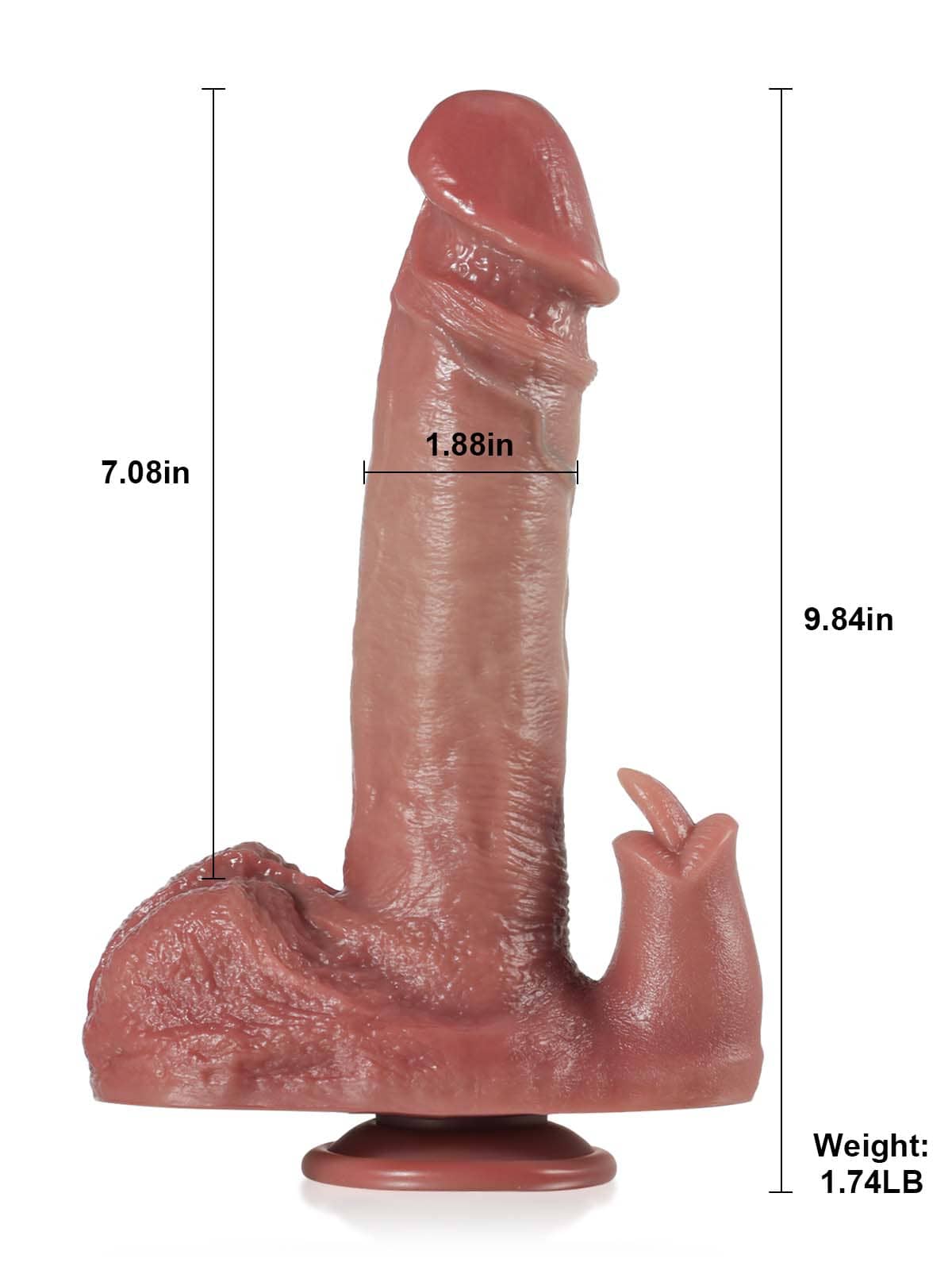 Realistic Dildo Sliding Skin Tech Huge Dildo – Roderick