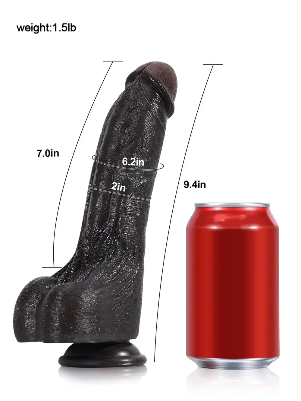 Realistic Dildo Sliding Skin Tech Huge Dildo – Zander
