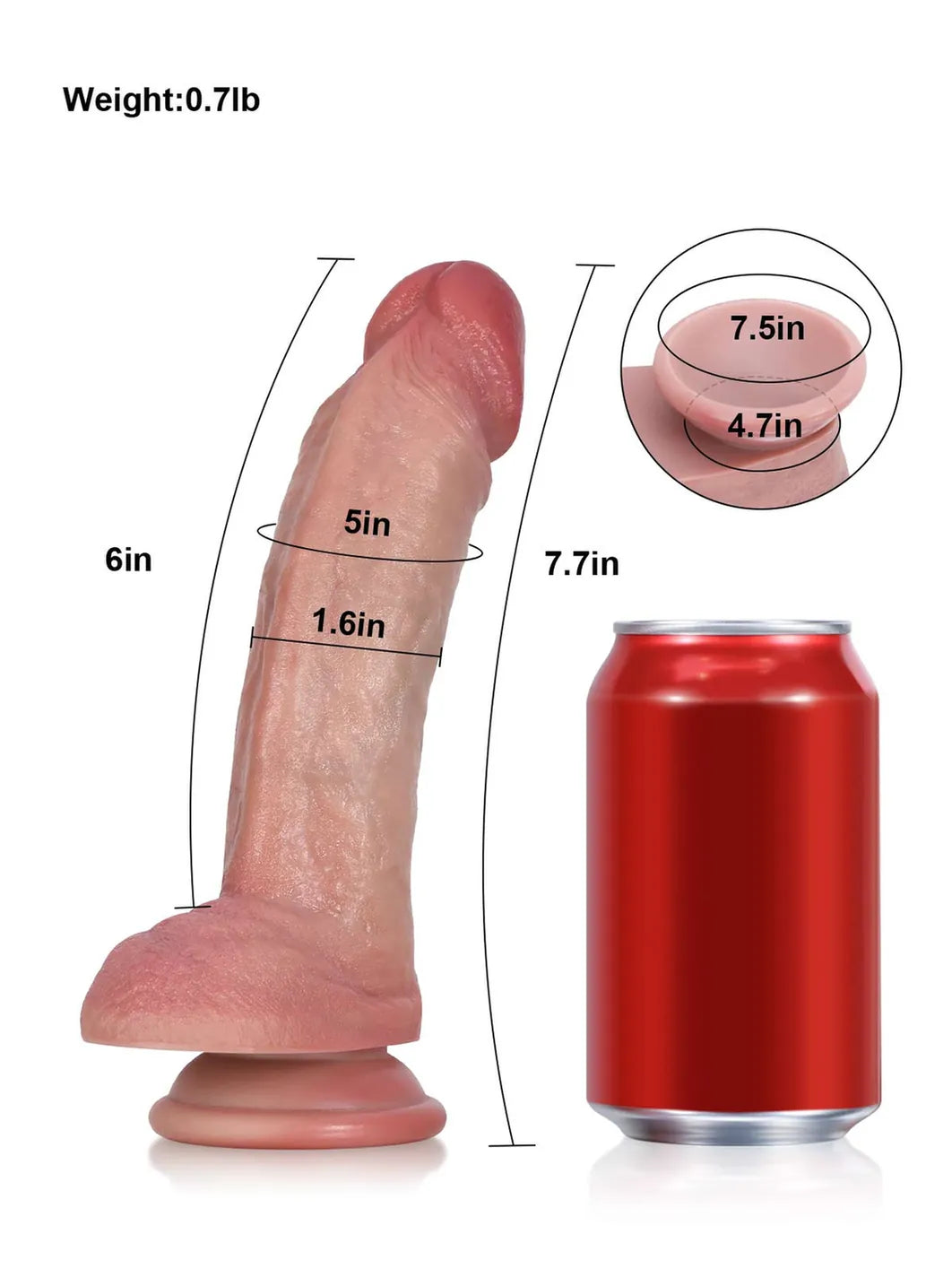 Realistic Dildo Sliding Skin Tech Huge Dildo – Thaddeus
