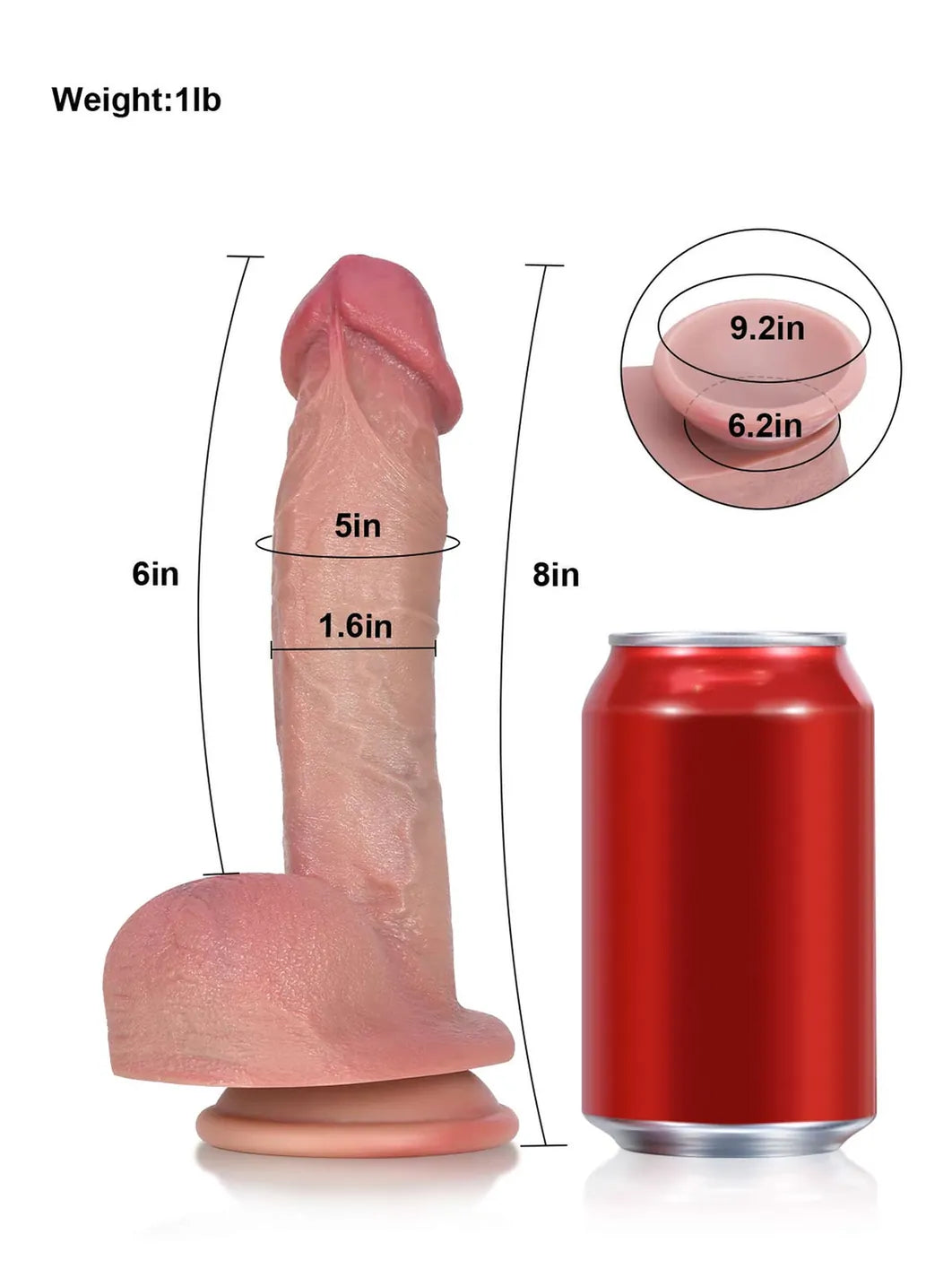 Realistic Dildo Sliding Skin Tech Huge Dildo – Royce