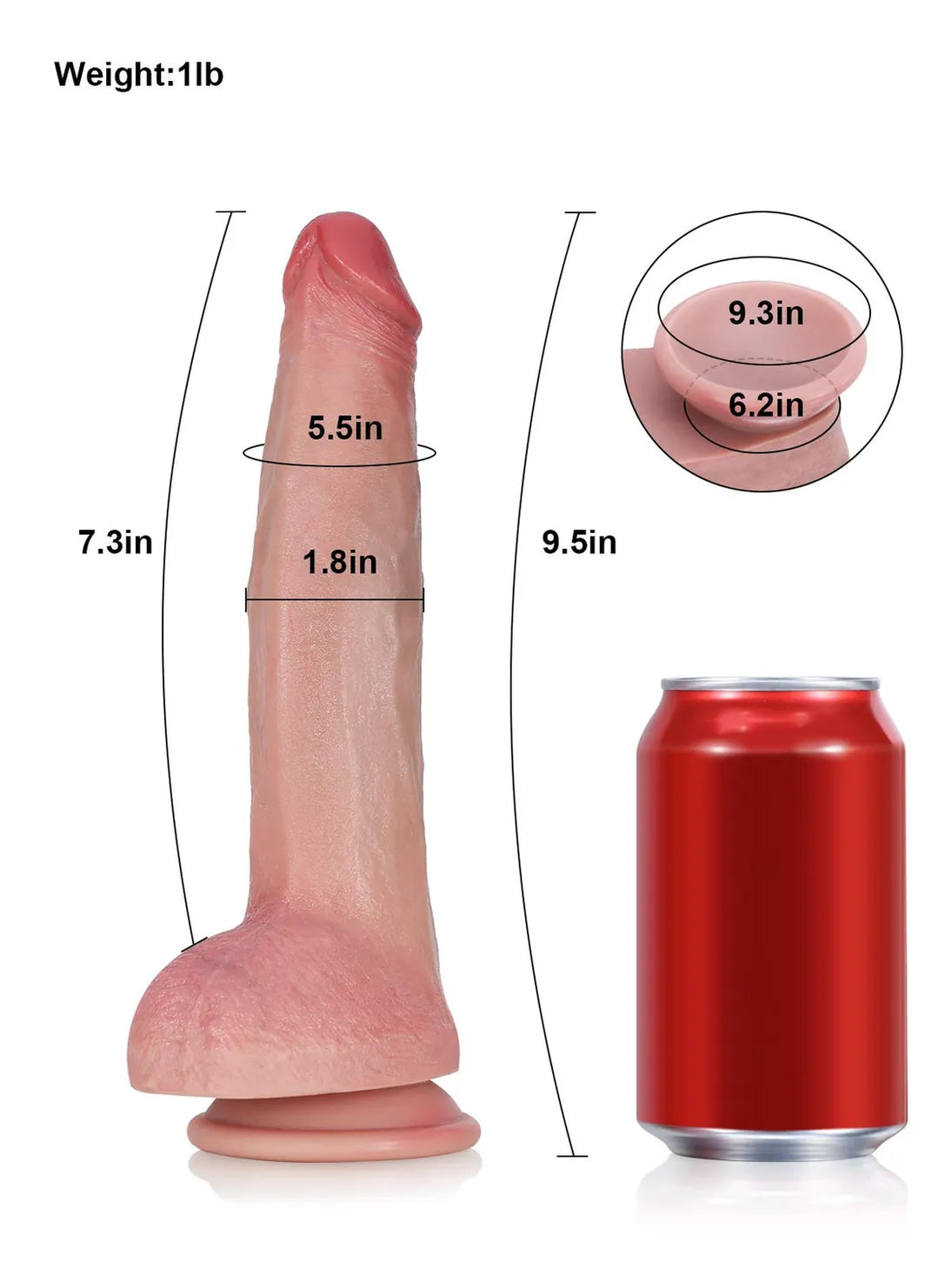 Realistic Dildo Sliding Skin Tech Huge Dildo – Brock