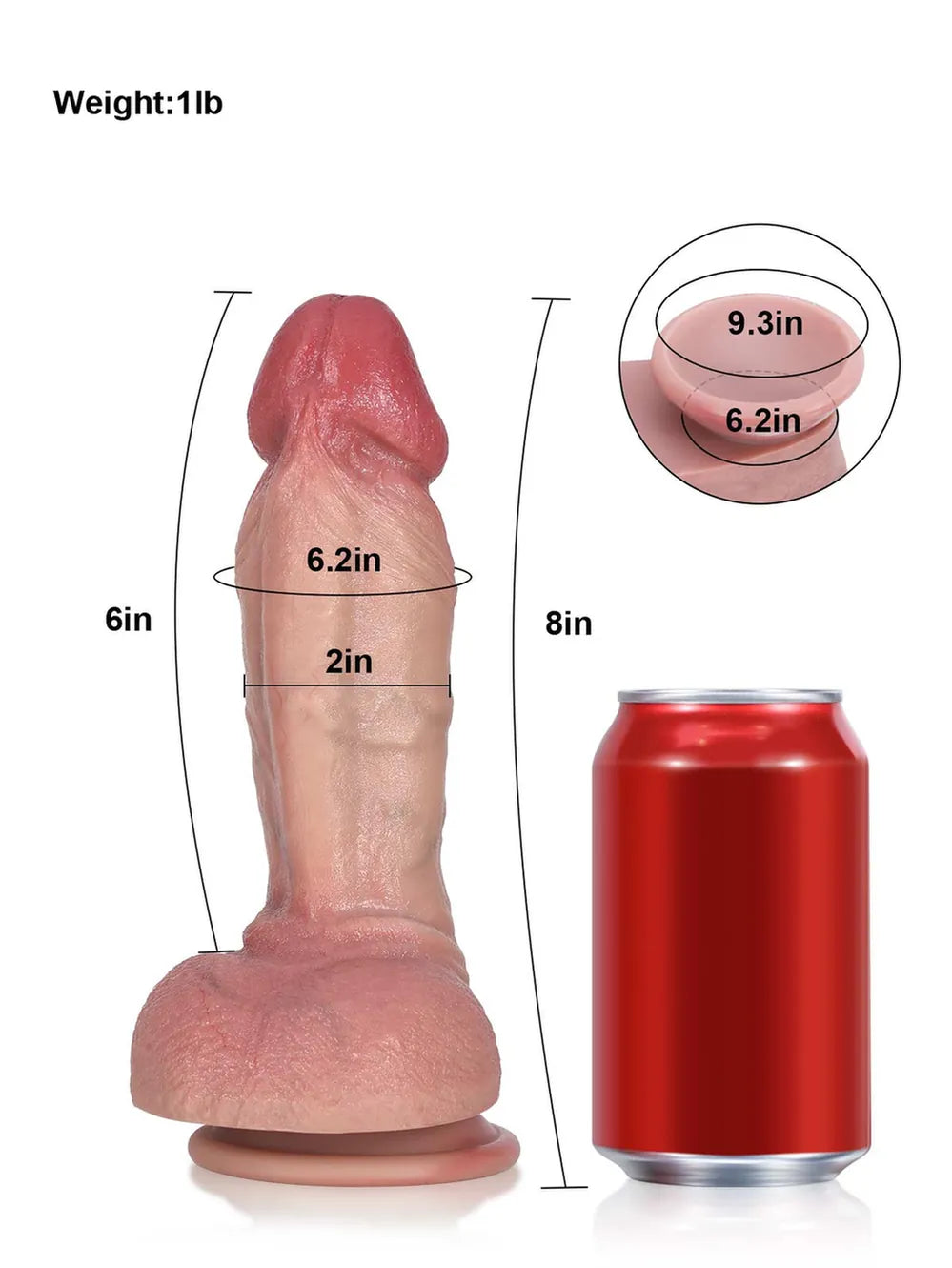 Realistic Dildo Sliding Skin Tech Huge Dildo – Clyde